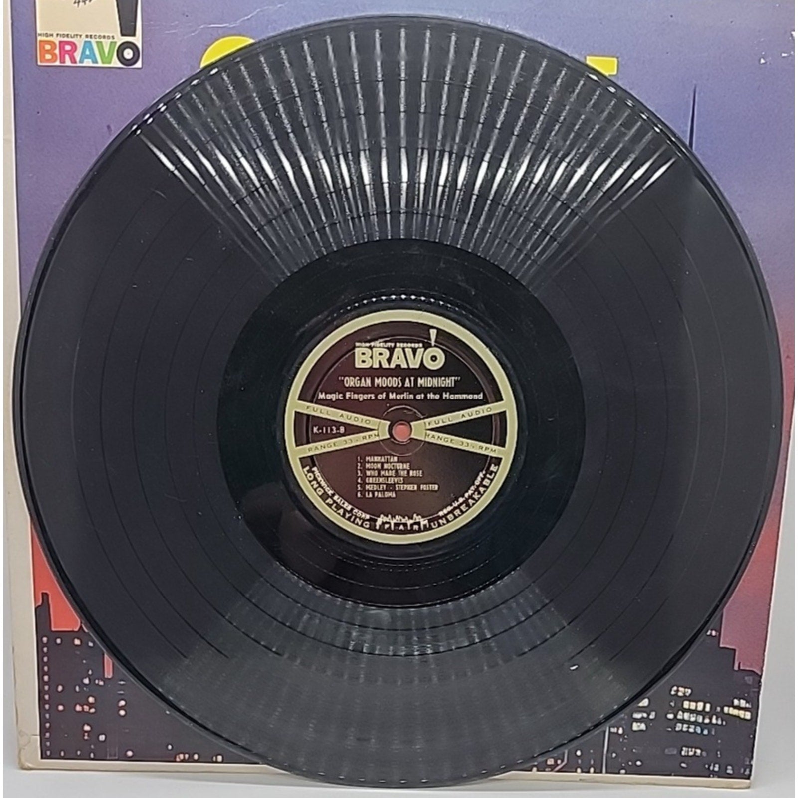 Merlin - Organ Moods at Midnight (Record)