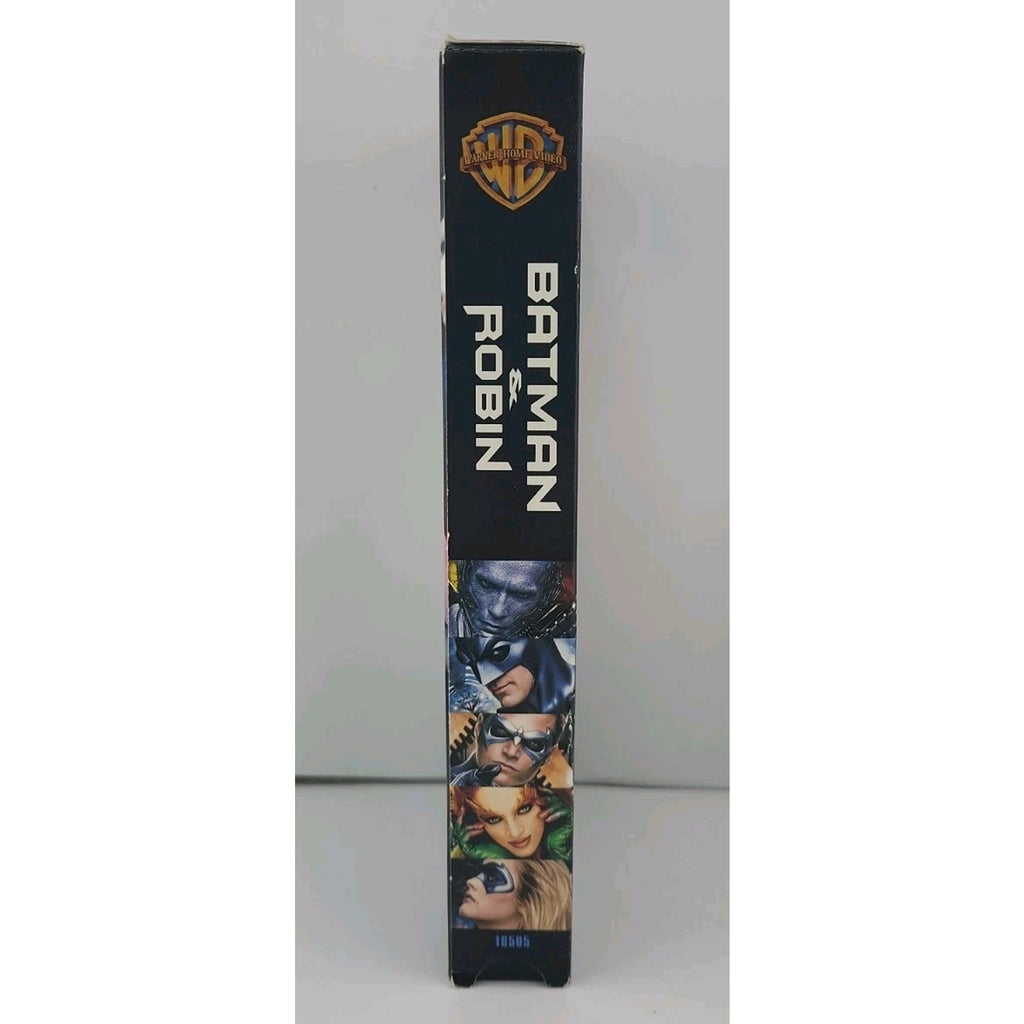 Batman & Robin VHS 1997 Video Tape Mr. Freeze Arnold Schwarzenegger Uma Thurman