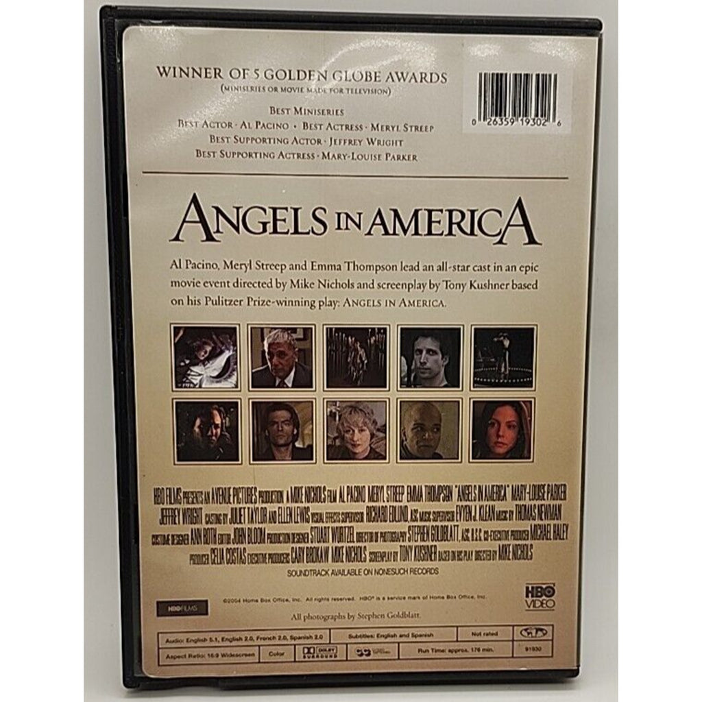 Angels in America: Part 1 & 2 (Dvd, 2004)
