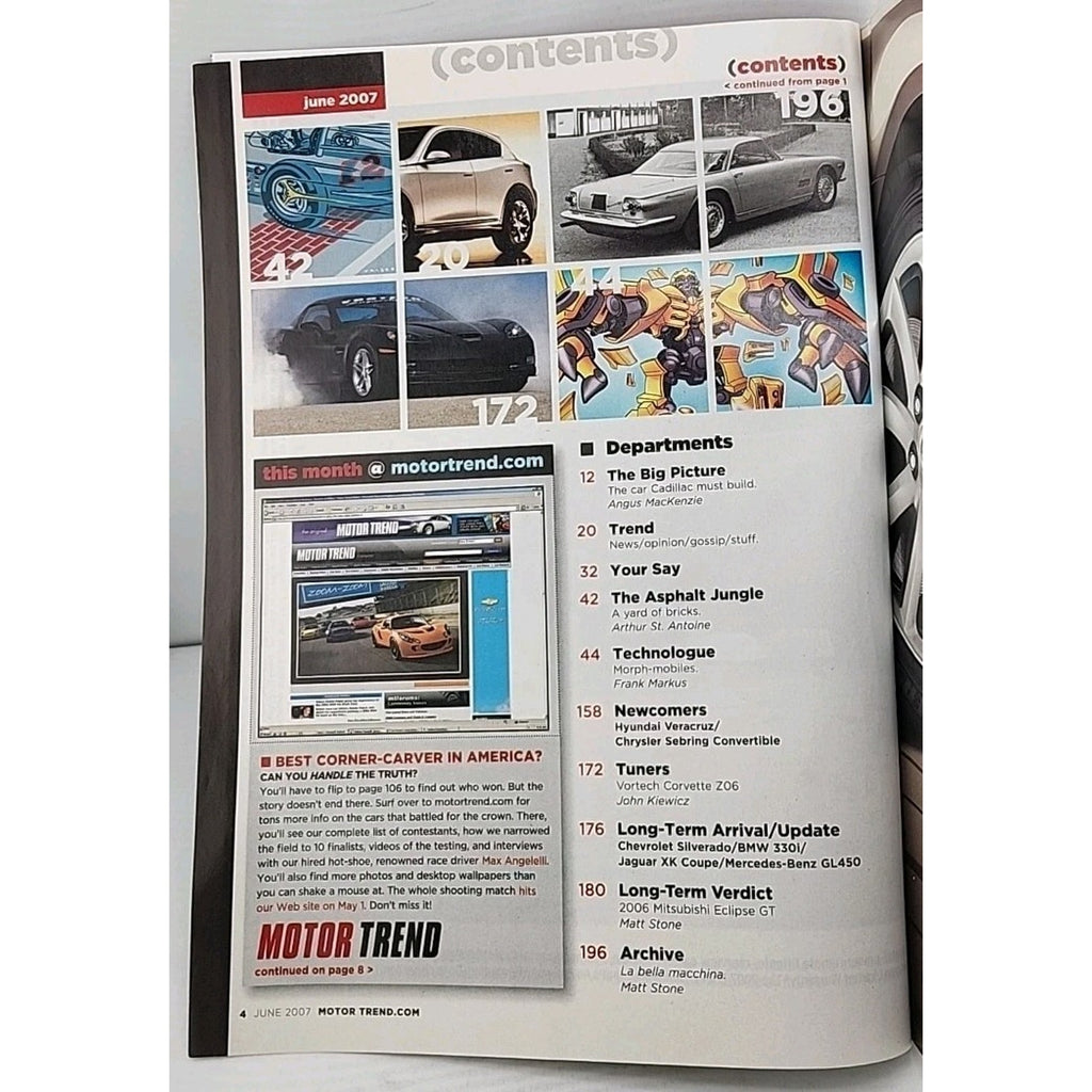 Motor Trend Magazine June 2007