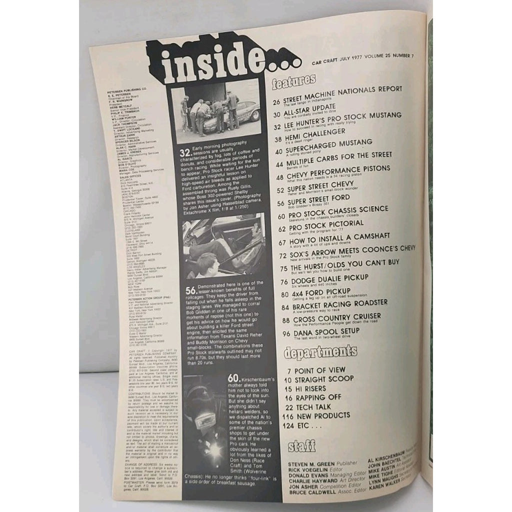 Car Craft Magazine - July 1977 - Volume 25 Number 7