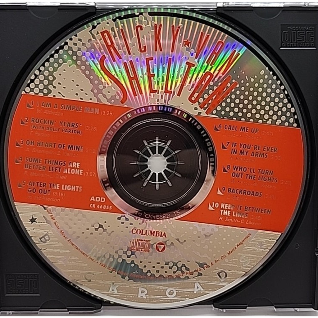 Backroads by Van Shelton, Ricky (CD, 1991)