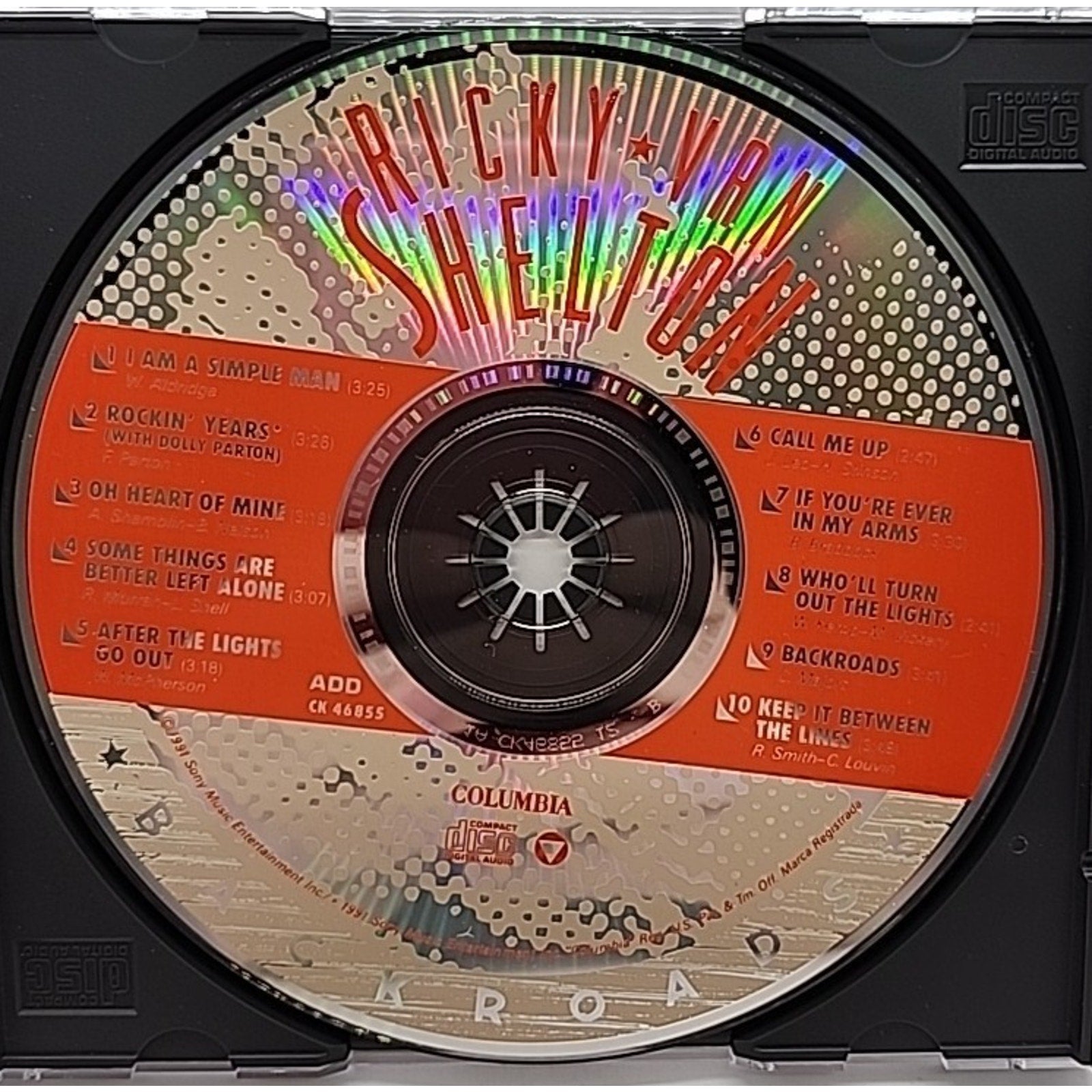 Backroads by Van Shelton, Ricky (CD, 1991)