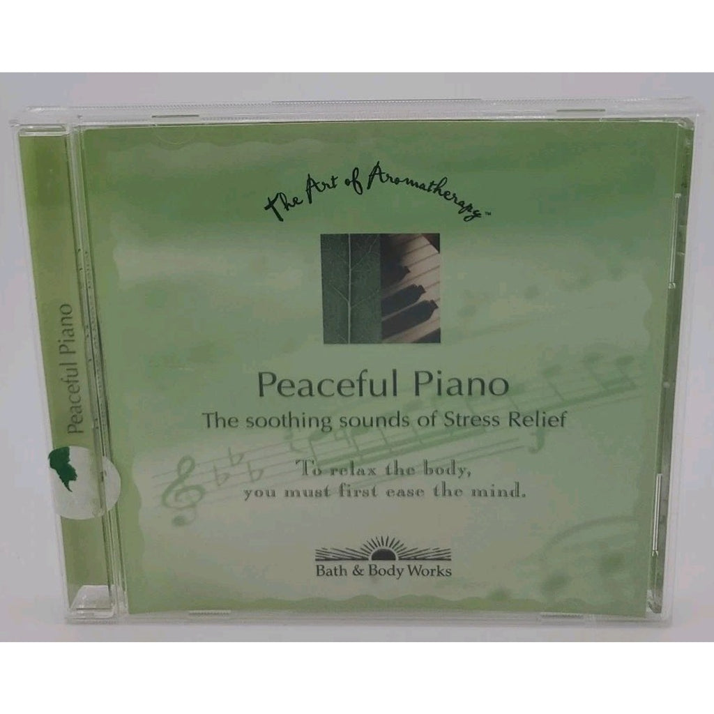 The Art Of Aromatherapy Peaceful Piano Soothing Sounds Of Stress Relief CD