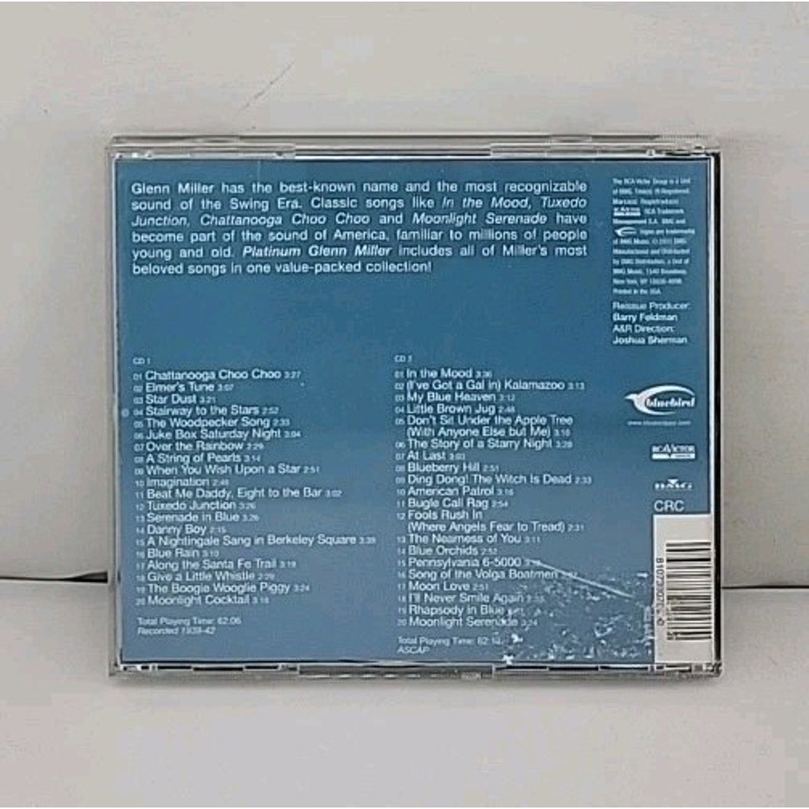 Platinum Glenn Miller 2-CD Collection Swing Jazz Music Album