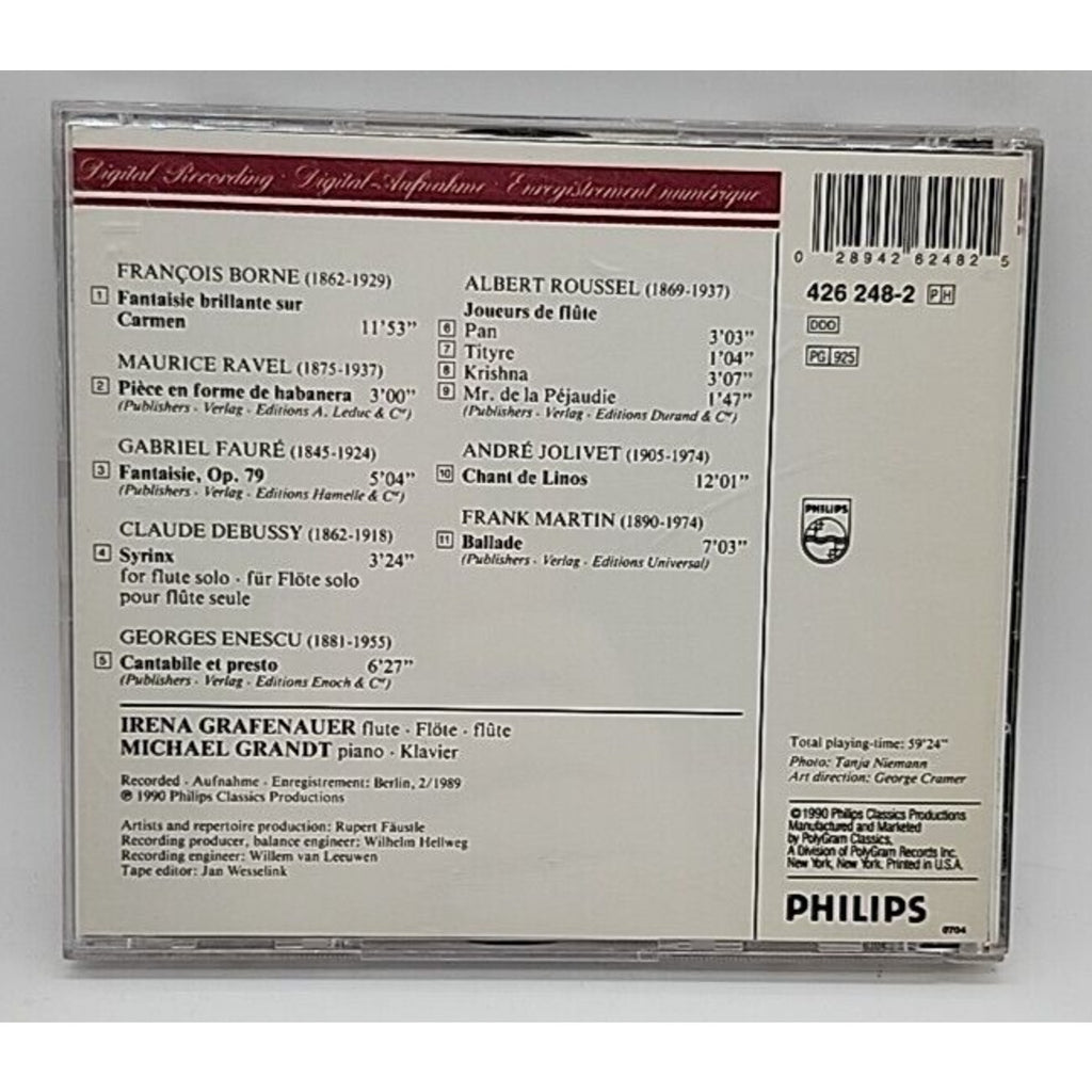 Showpieces - Borne, Ravel, Faur by Grafenauer, Irena (CD, 2007)