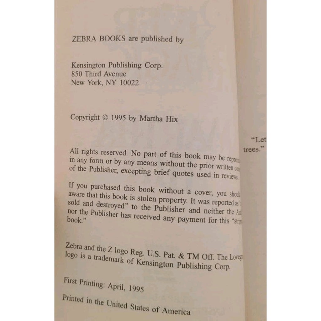 River Magic by Martha Hix (1995, Mass Market)