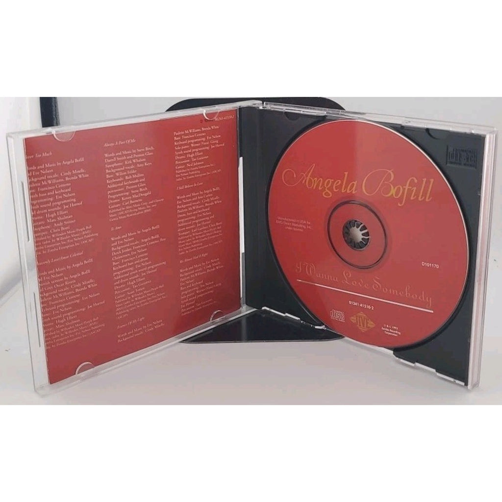 I Wanna Love Somebody by Angela Bofill (CD, Feb-1993, Jive (USA))