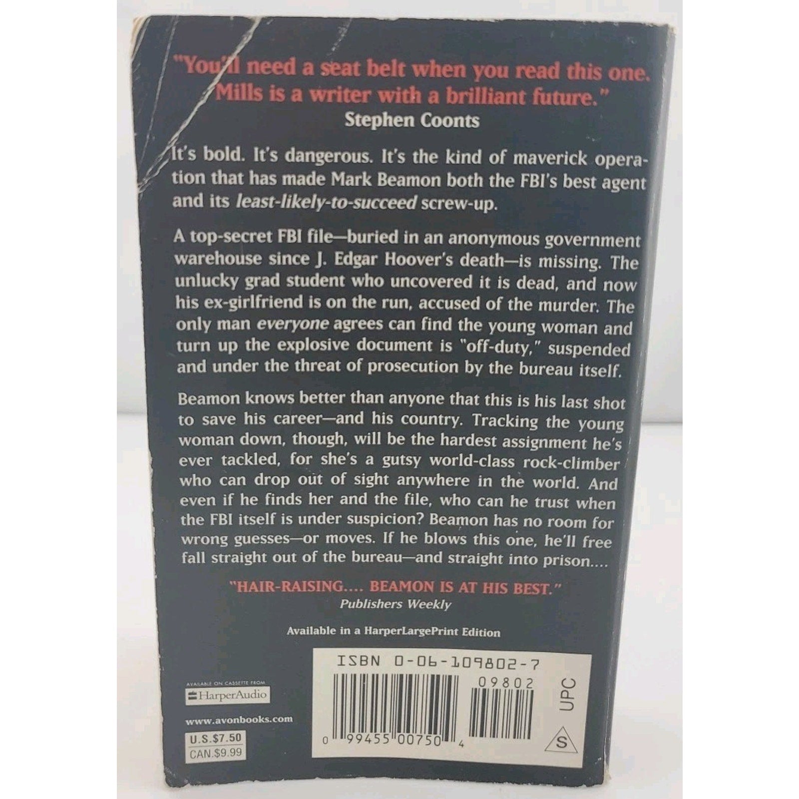 Free Fall by Kyle Mills (2001, Mass Market)