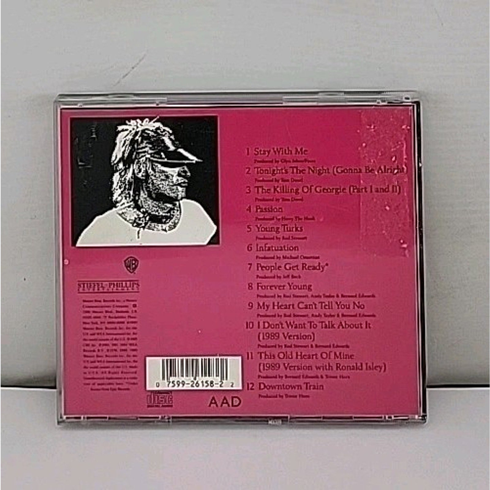 Downtown Train-Selections from by Rod Stewart (CD, 1990)