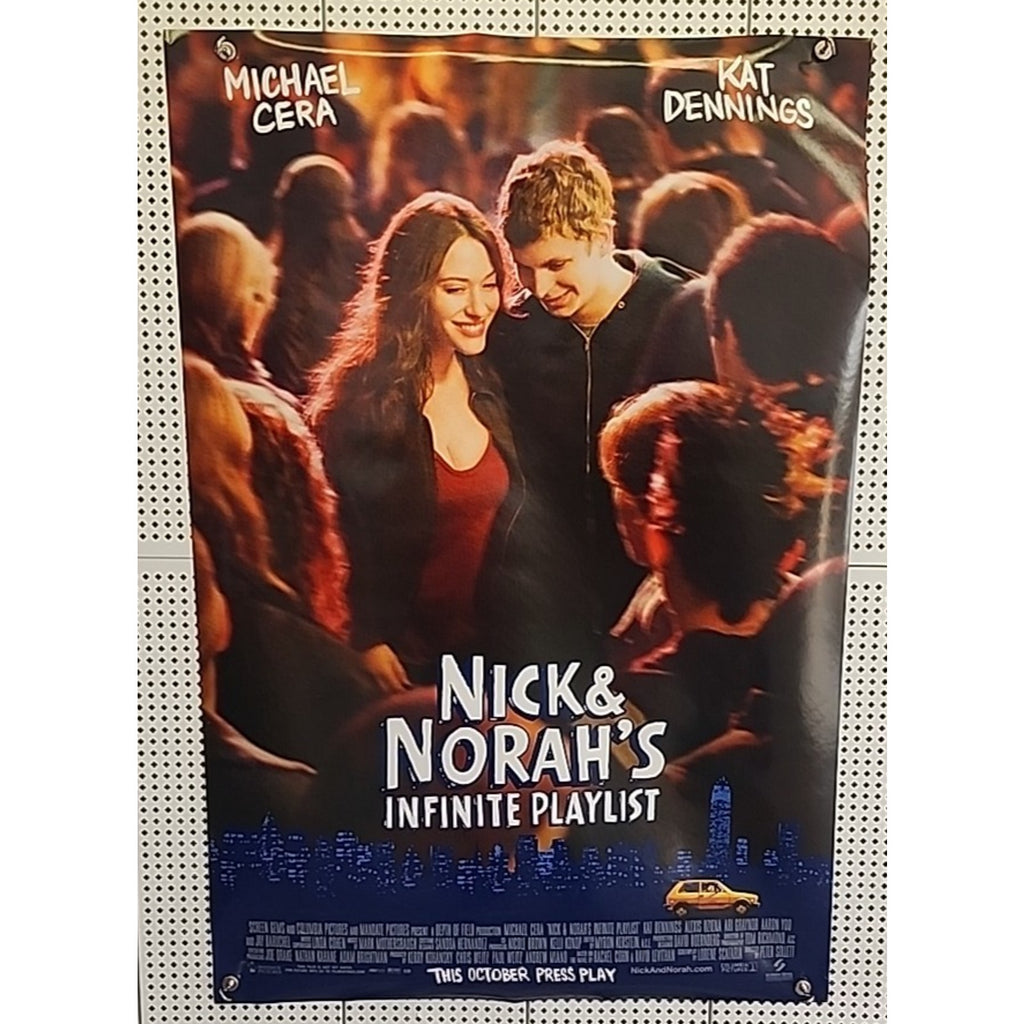 Nick & Norah's Infinite Playlist Movie Poster 2 Sided Original Final 27x40