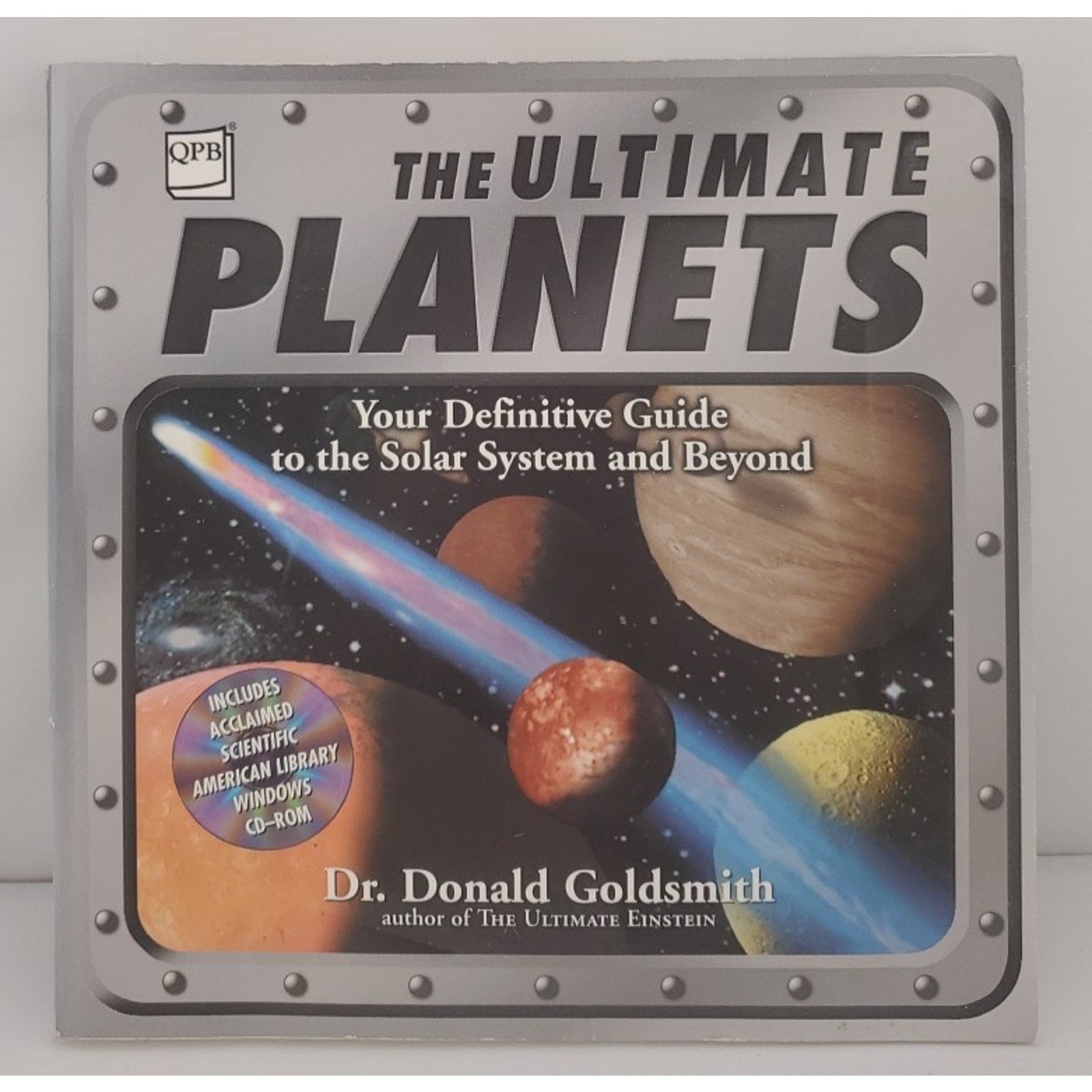 The Ultimate Planets ~ Dr. Donald Goldsmith, 1998 ~ QPB Pbk + Windows CD-ROM