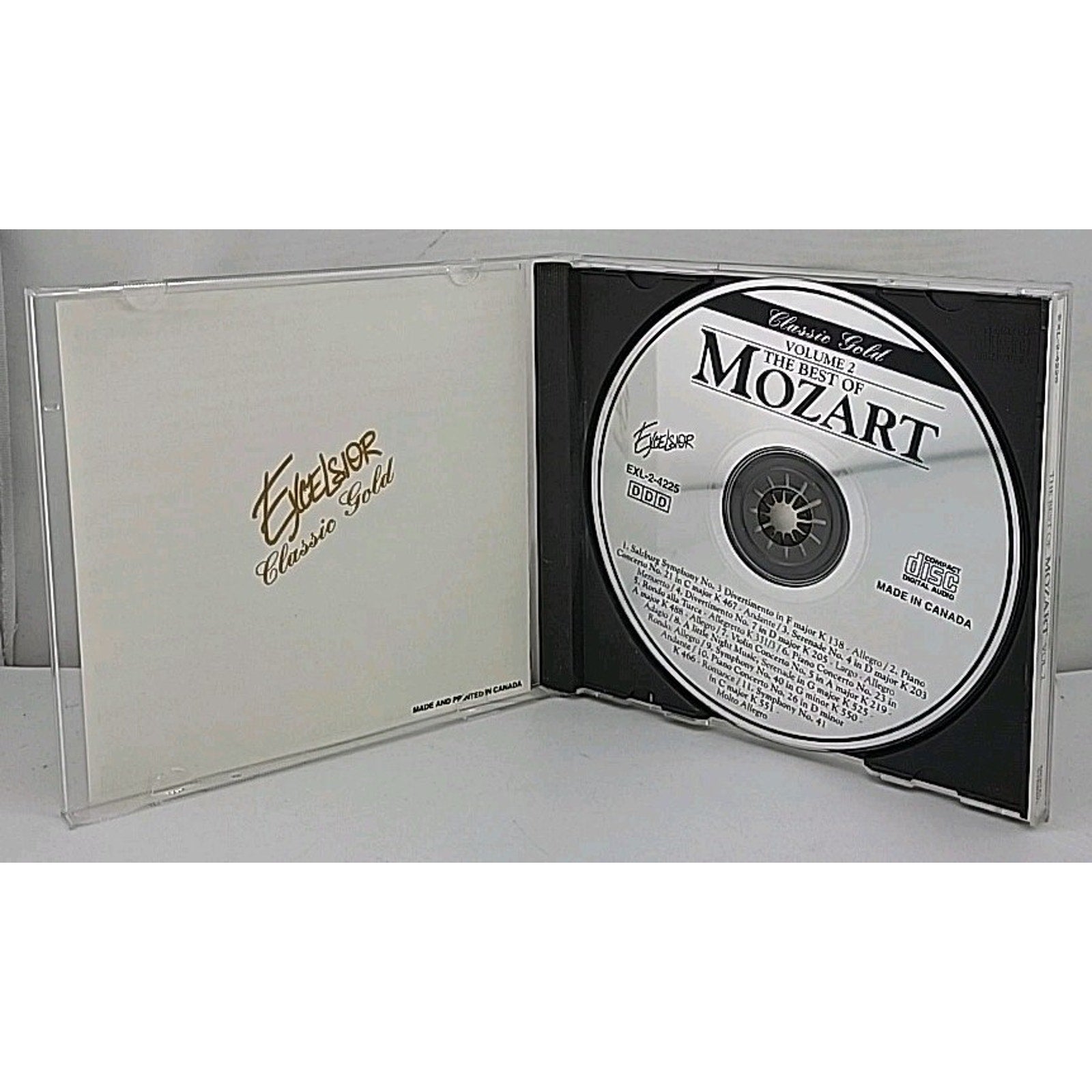 The Best Of Mozart CD Audio Music Volume Two Salzburg Symphony Etc 73 Minute