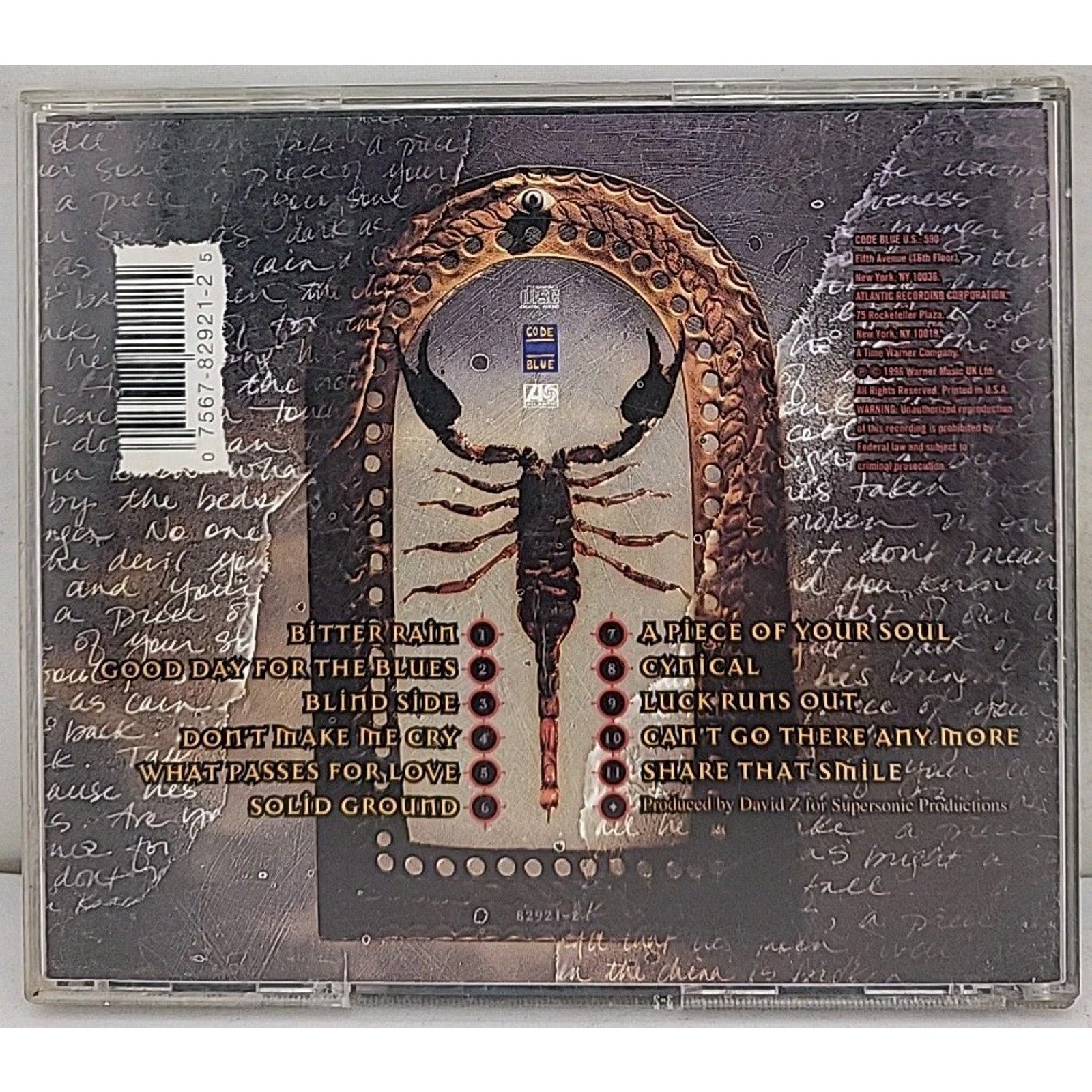 Piece of Your Soul by Storyville (CD, 1996)