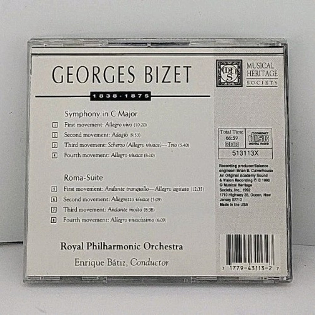 Georges Bizet: Orchestral Works, Volume IIl - Enrique Batiz, Conductor