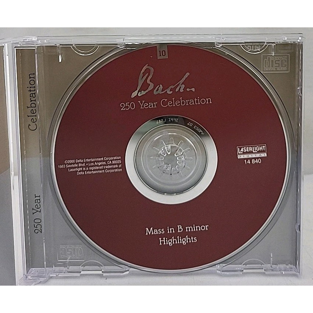 Johann Sebastian Bach 250 Year Celebration Mass In B Minor Highlights Vol 10 CD