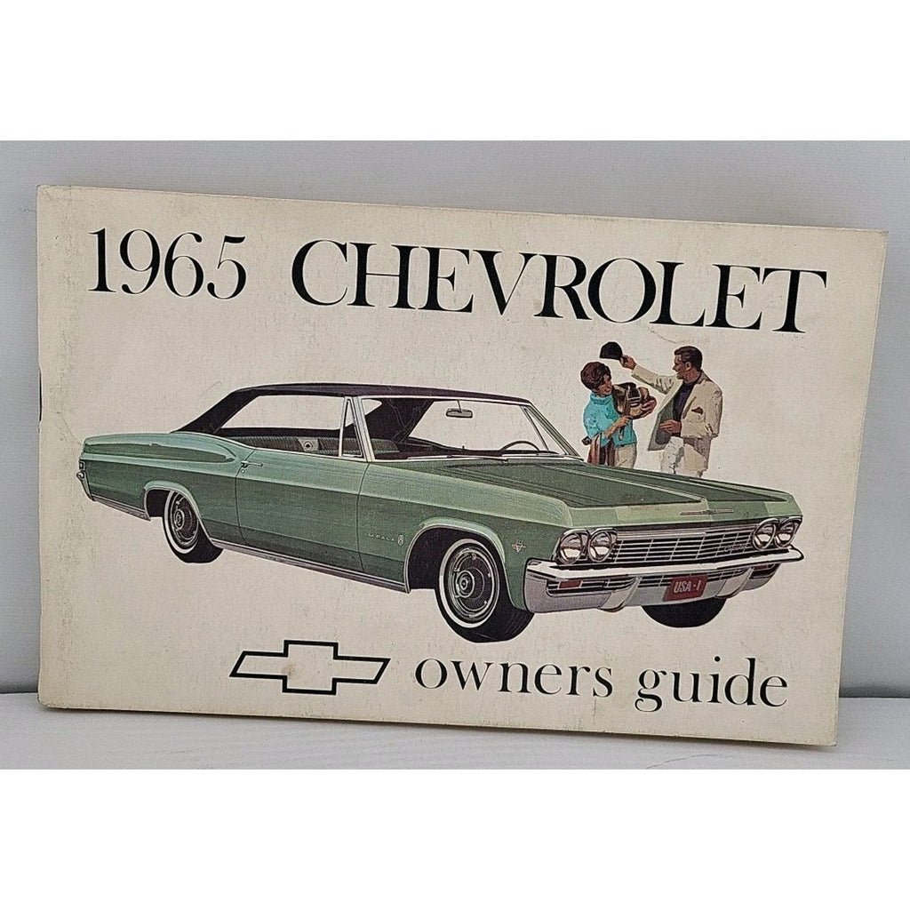 1965 Chevrolet Owners Guide Operation And Maintenance Book Collectible