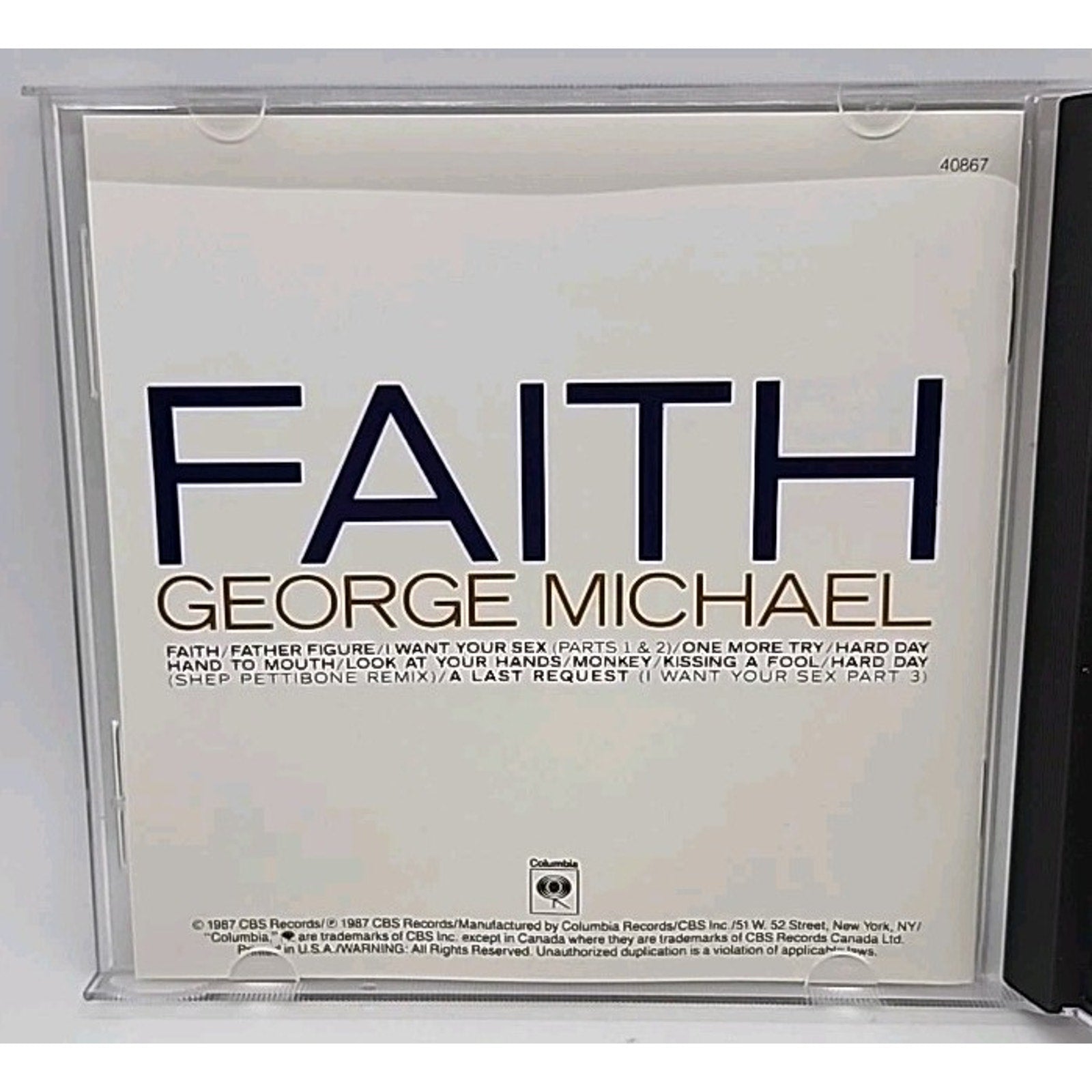 Faith by Michael, George (CD, 1990)