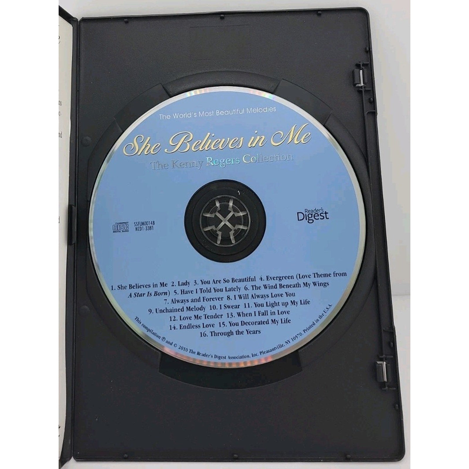 She Believes in Me Kenny Rogers Collection Readers Digest CD 16 Songs