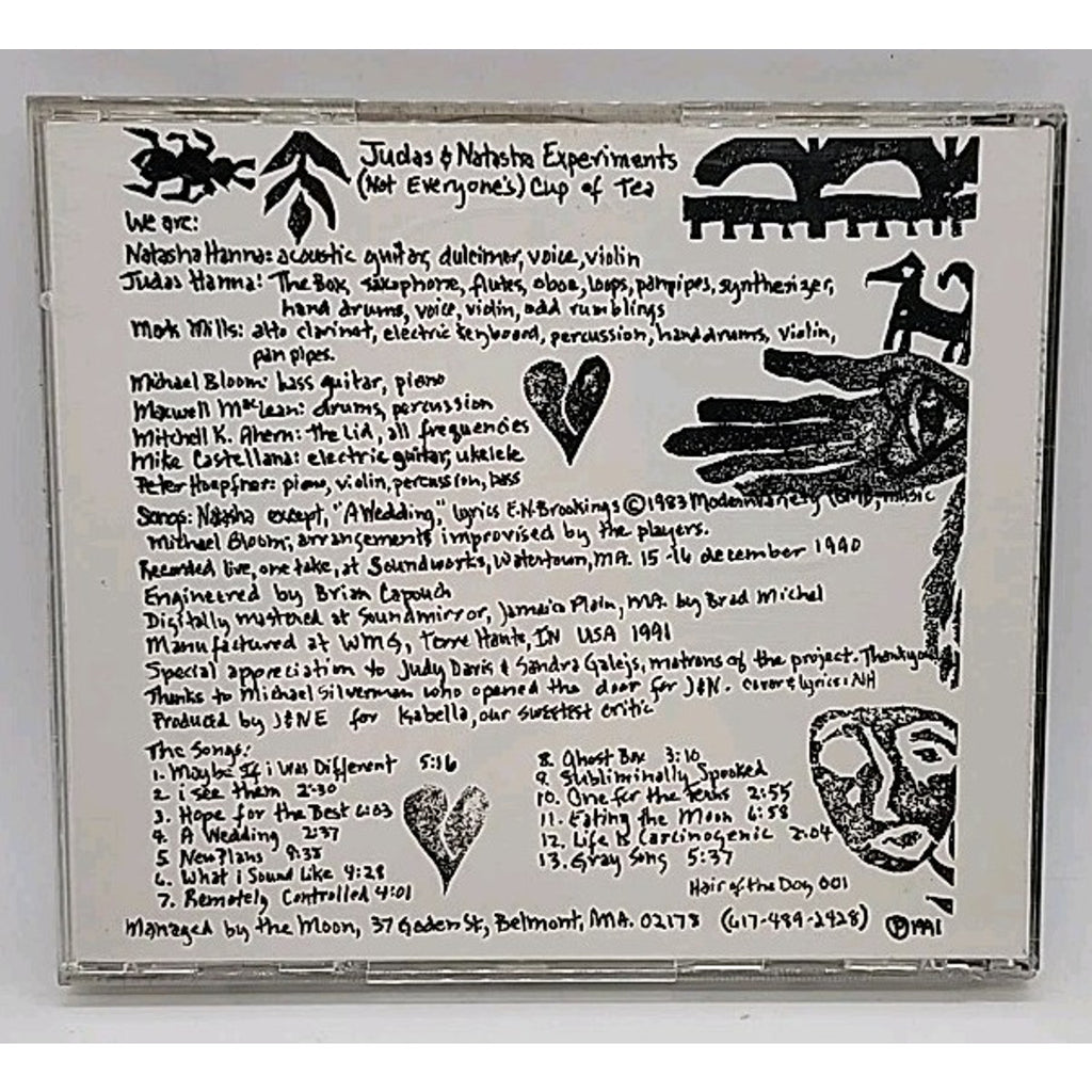 Judas And Natasha Experiments (CD)