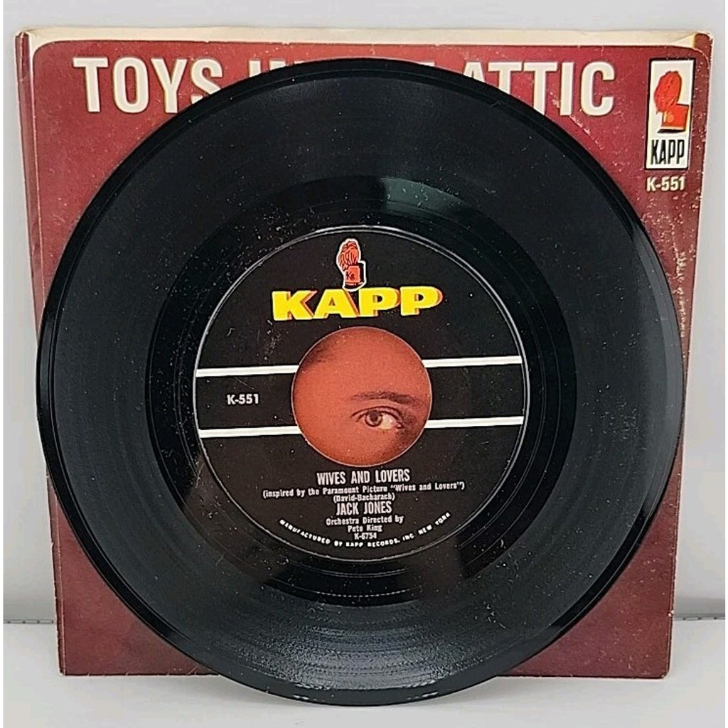 Jack Jones - Wives and Lovers - Record (45RPM 7”)