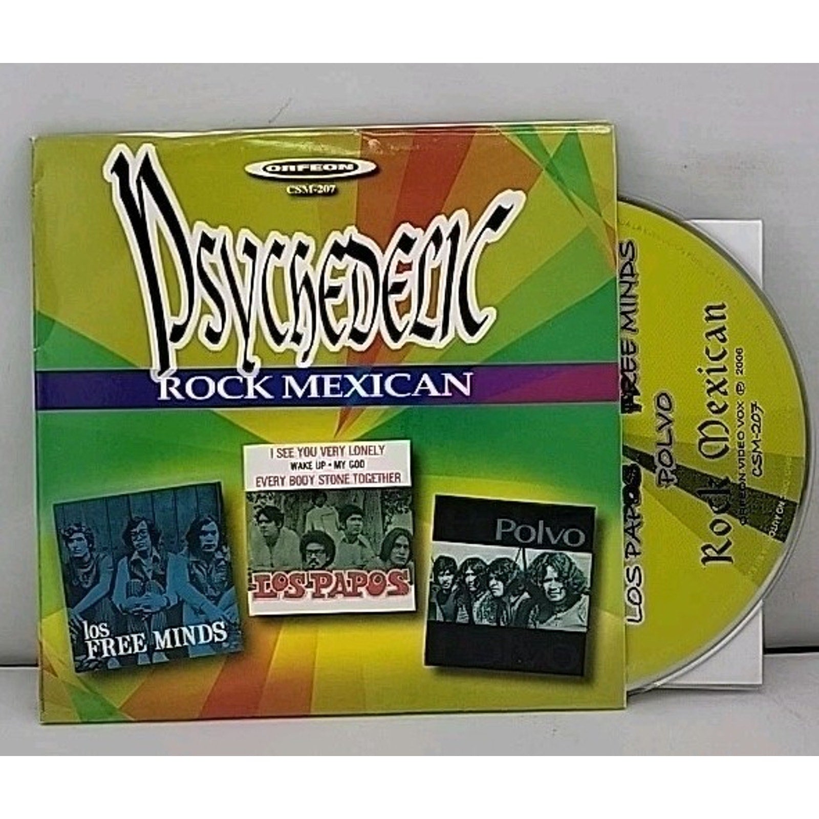 Psychedelic Rock Mexican, Feat. Los Papos / Polvo / Los Free Minds, 2006 Mex. CD