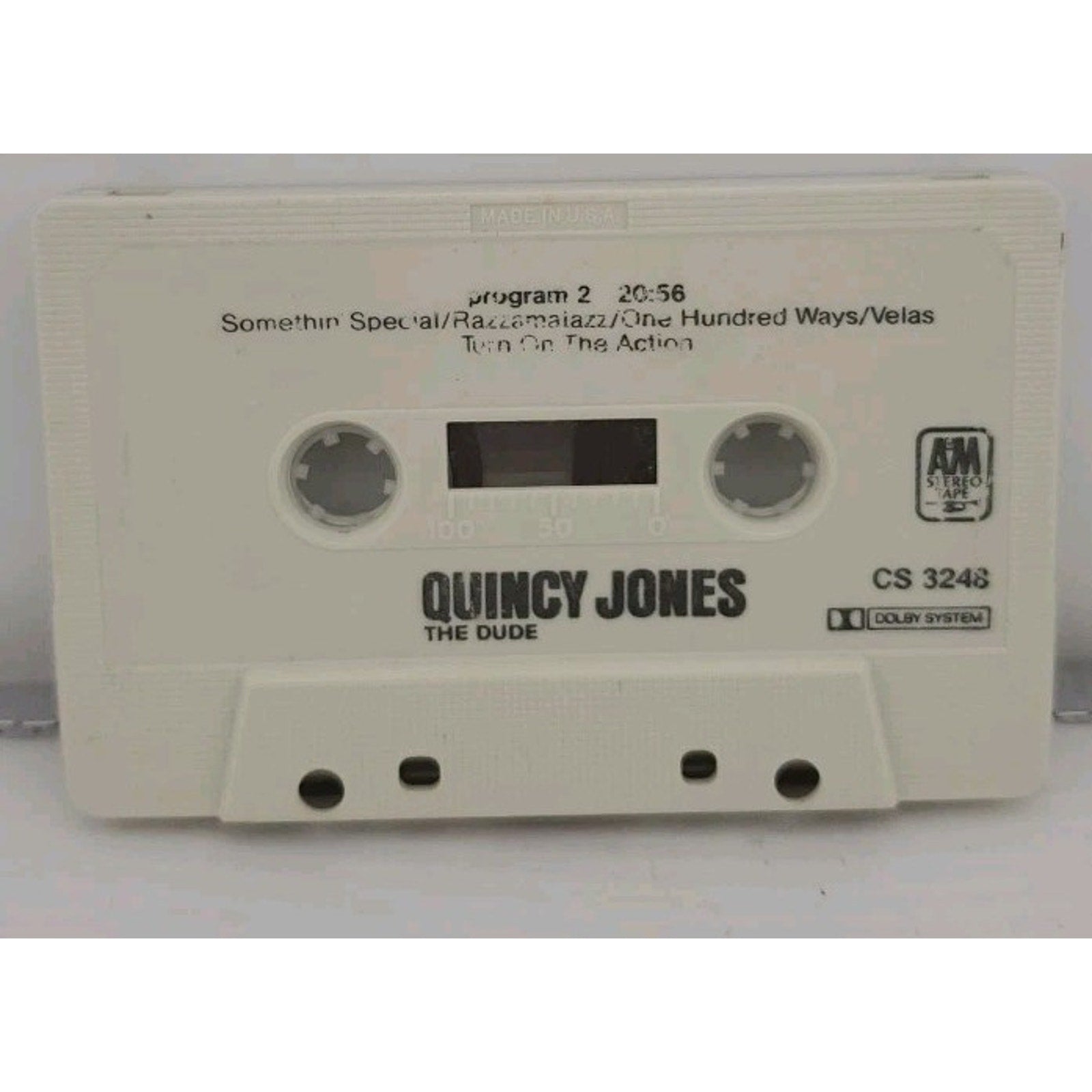 The Dude by Quincy Jones (Cassette, A&M Records)