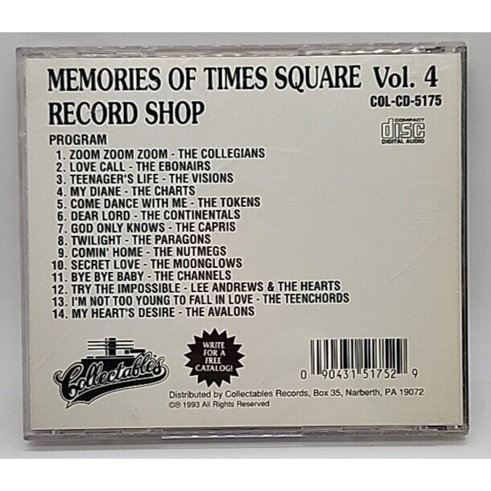 Times Square Records, Vol.4 by Various (CD, 1993)