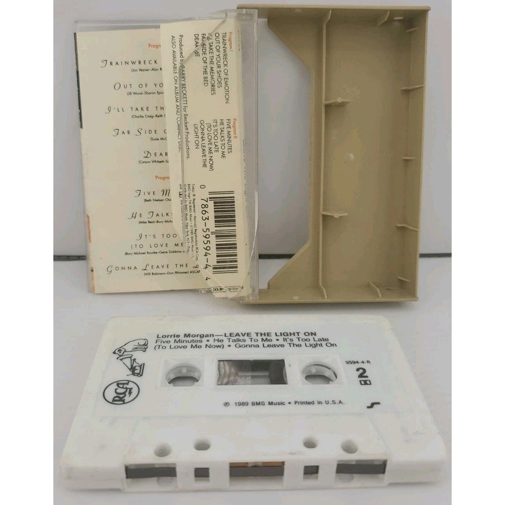 Leave the Light On by Lorrie Morgan (Cassette, May-1989, RCA)