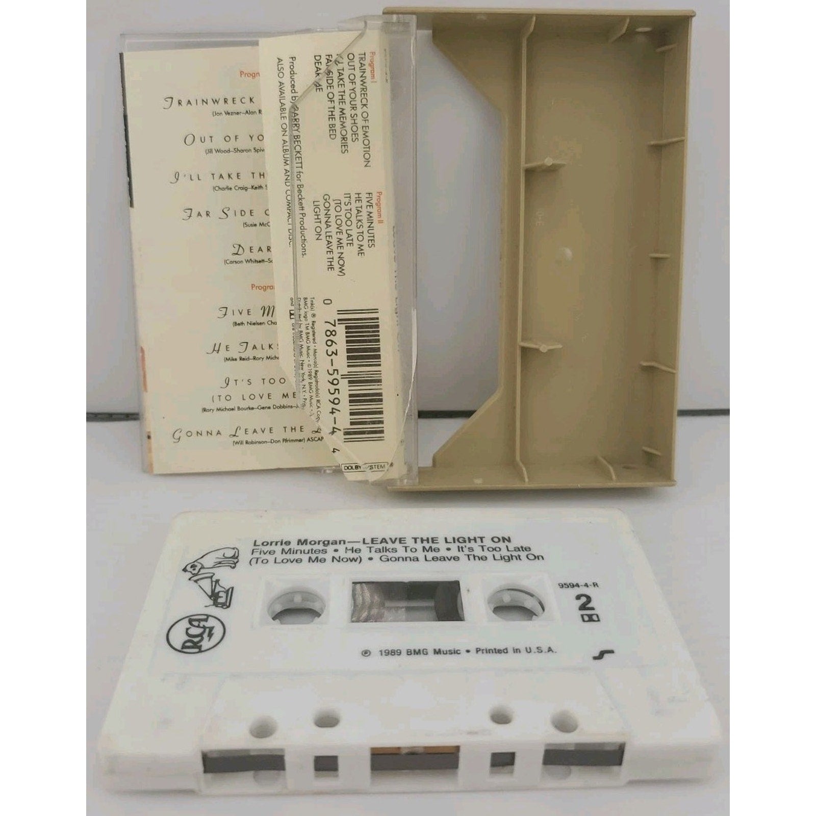 Leave the Light On by Lorrie Morgan (Cassette, May-1989, RCA)