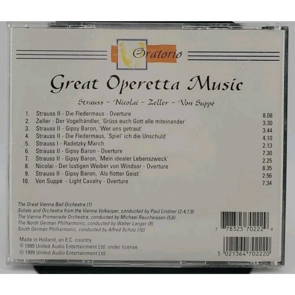 Great Operetta Music CD