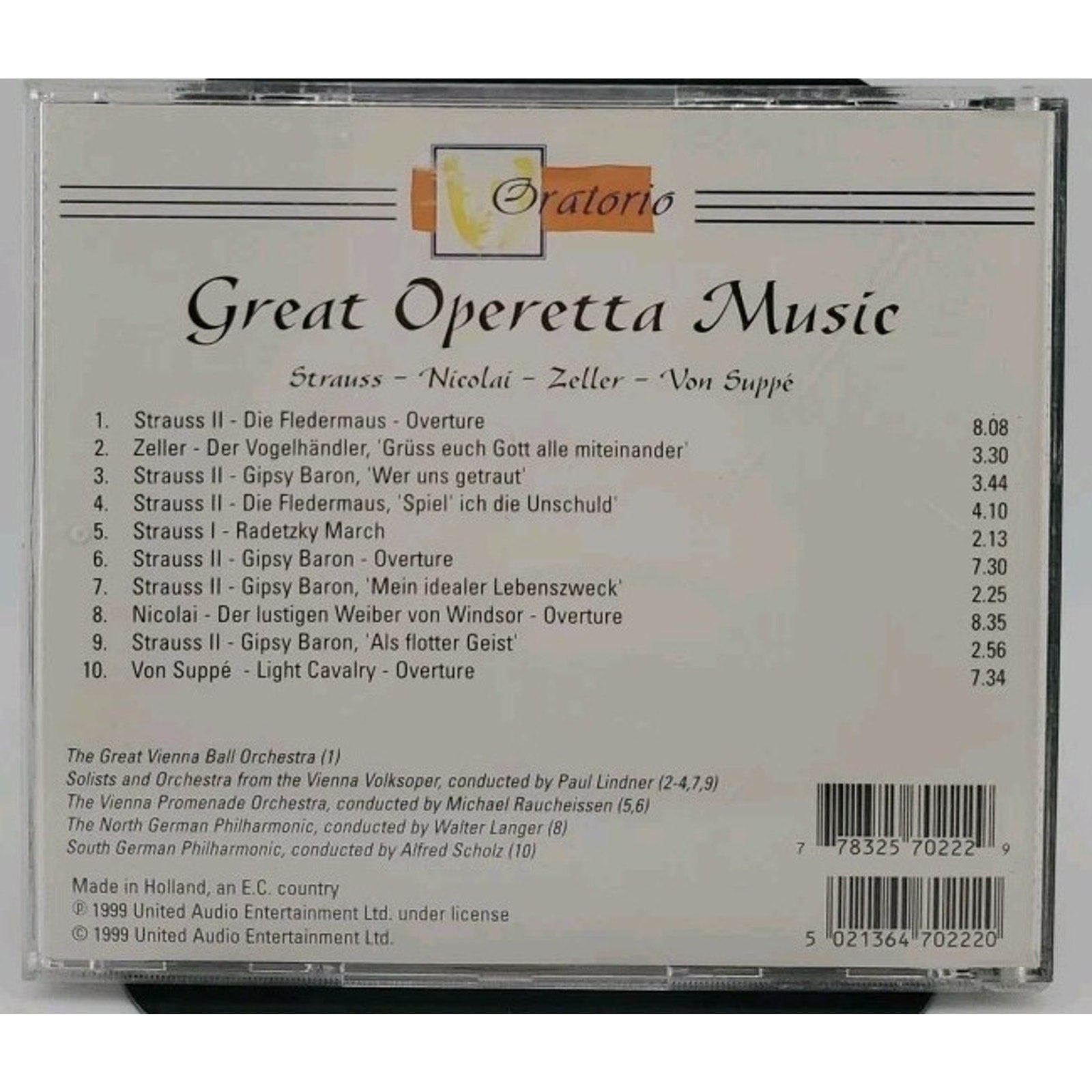 Great Operetta Music CD