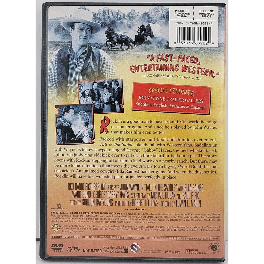 Tall in the Saddle (DVD, 1944)