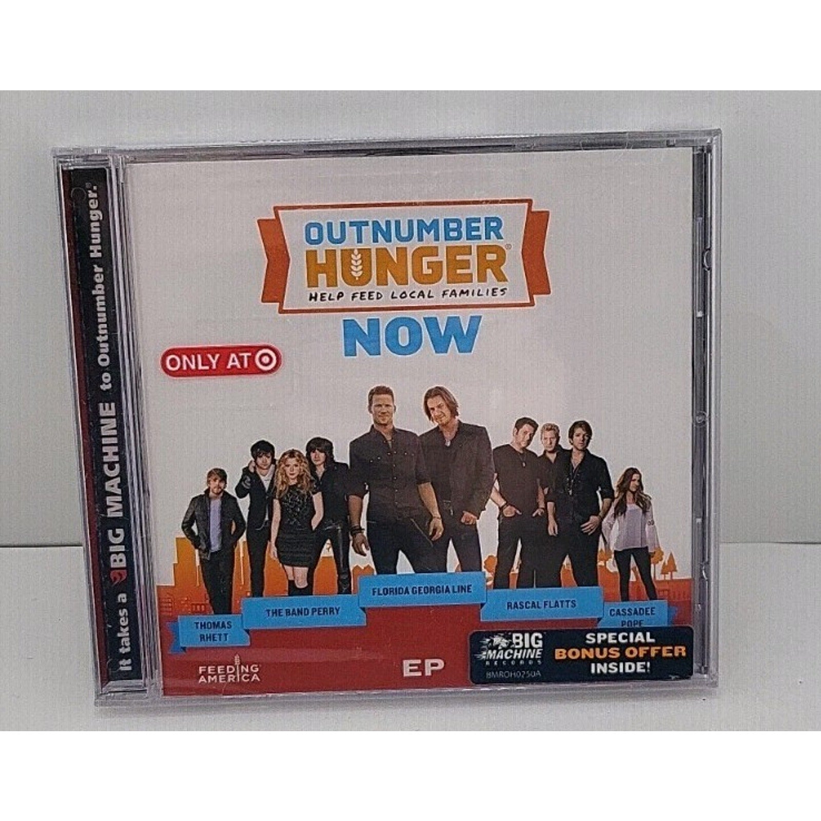 Outnumber Hunger NOW (CD) 2014. Florida Georgia Line , Rascal Flats *Brand New*