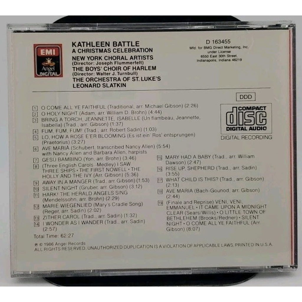 A Christmas Celebration / Kathleen Battle, Leonard Slatkin by Kathleen (CD)