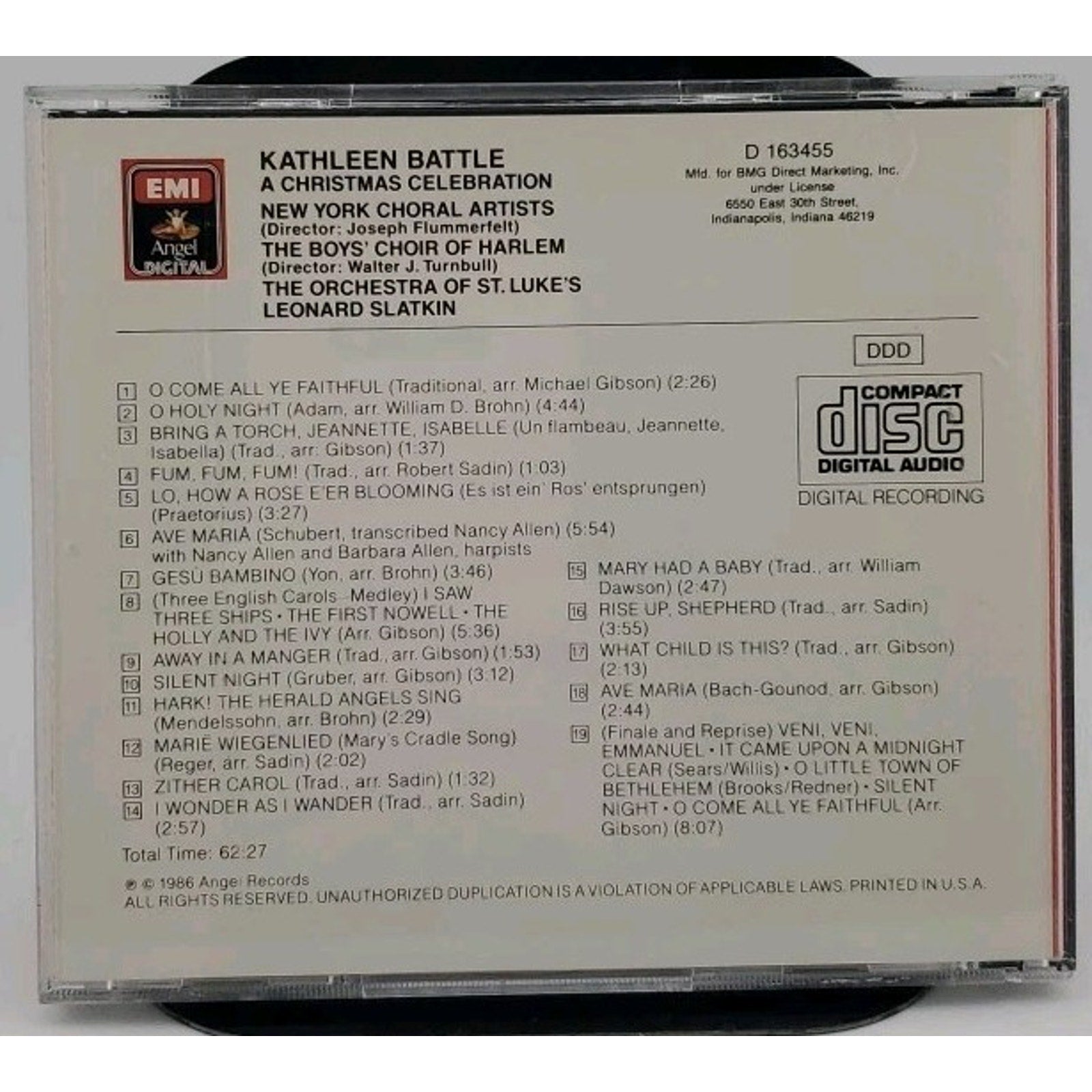 A Christmas Celebration / Kathleen Battle, Leonard Slatkin by Kathleen (CD)