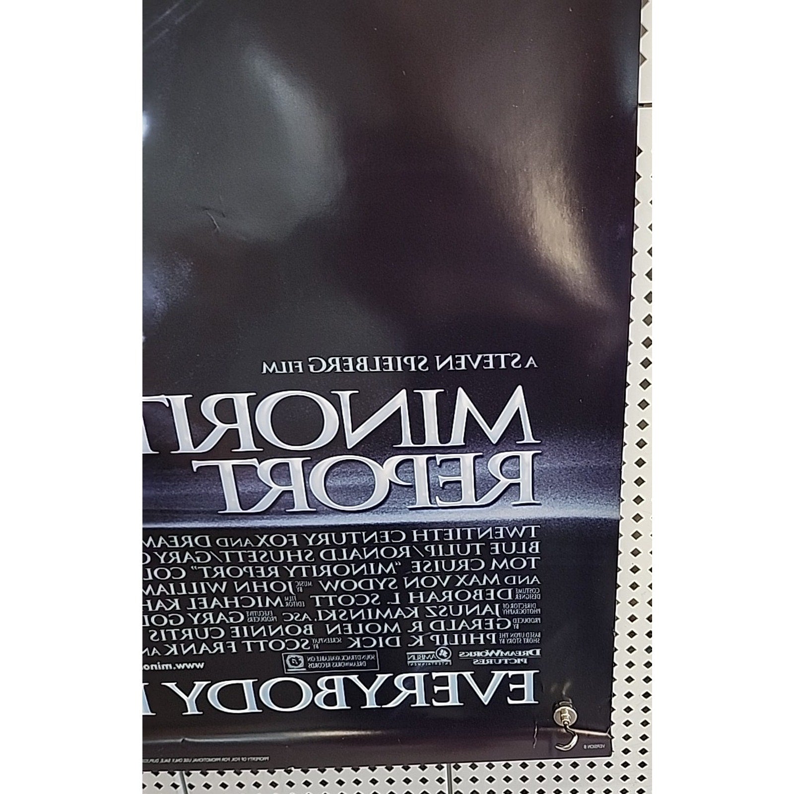 Minority Report - Movie Poster - 27" x 40" - Original - Double Sided Tom Cruise