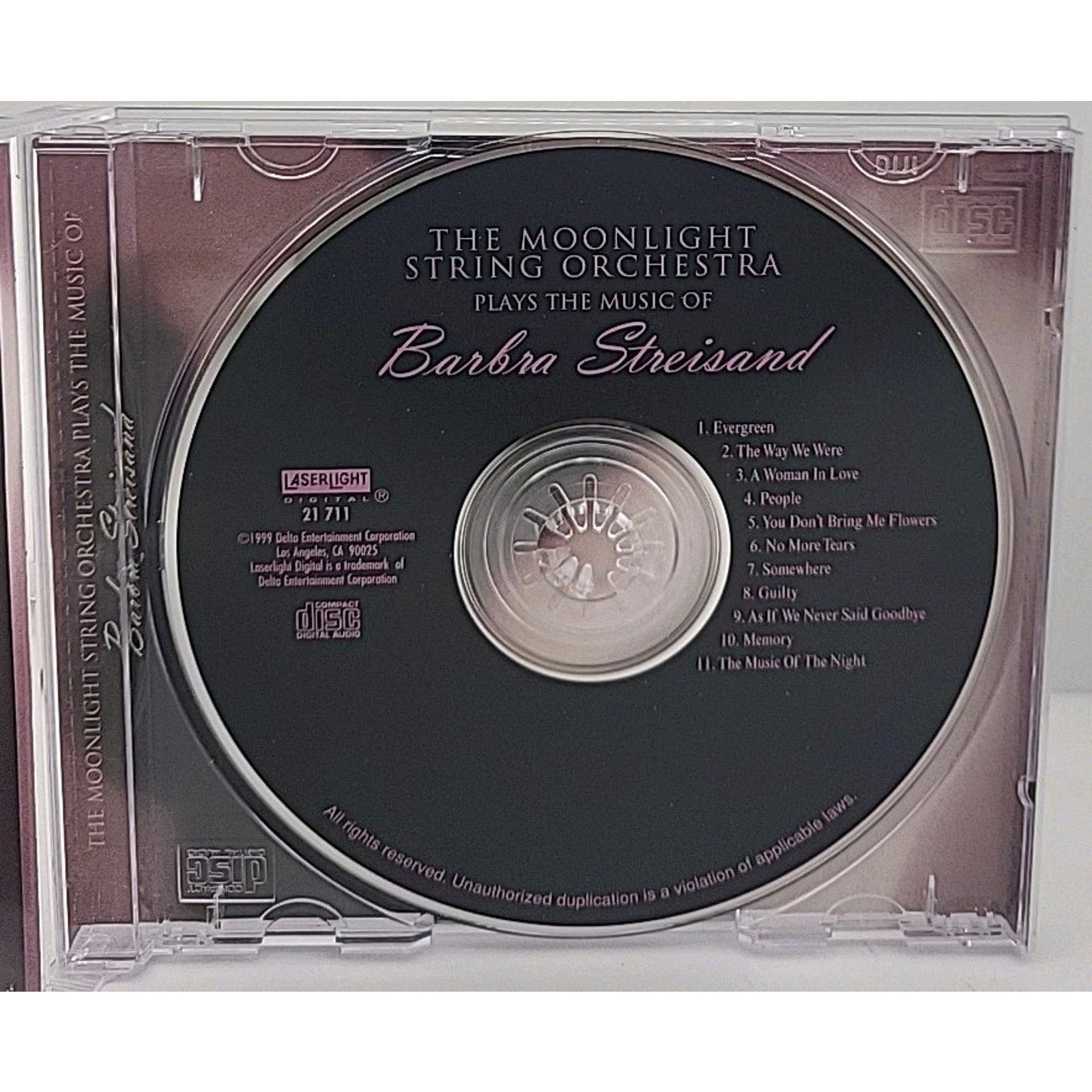 Plays Music of Barbara Streisa by Moonlight String Orchestra (CD, 2000)