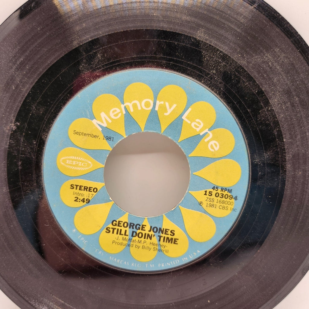 Still Doin' Time / If Drinkin' Don't Kill Me By George Jones (Record) - 15 03094