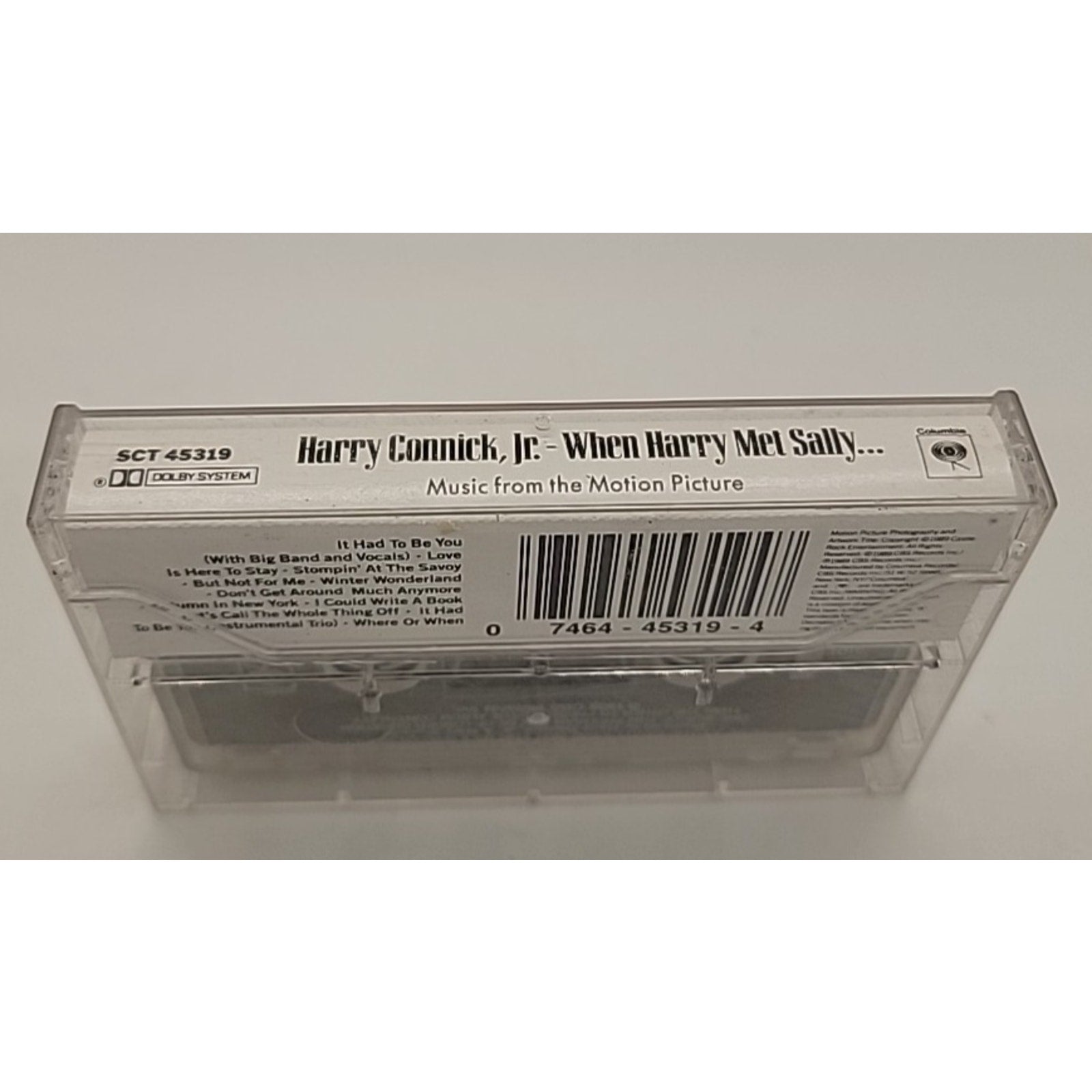 Harry Connick Jr - When Harry Met Sally Soundtrack (Cassette, 1989, CBS)