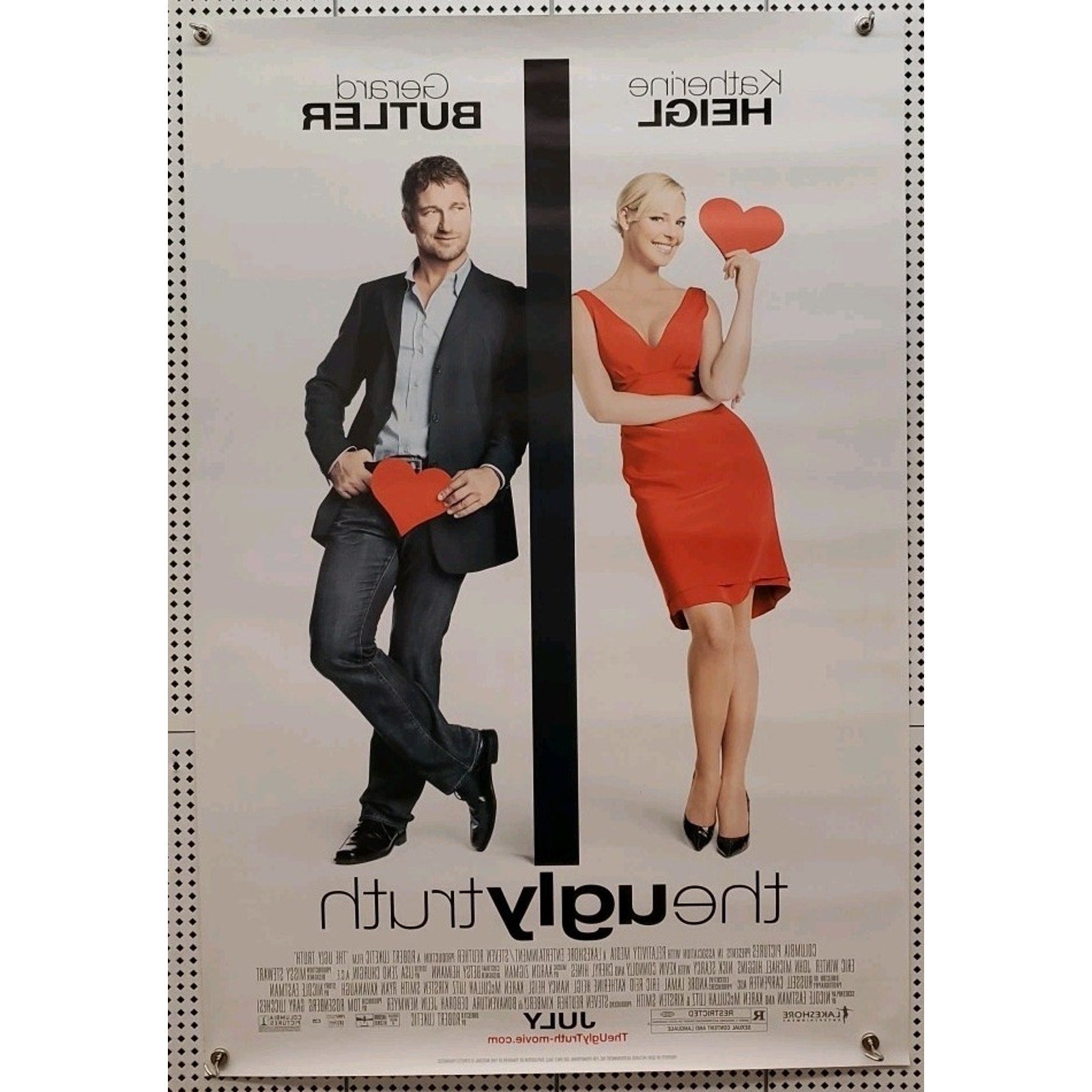 The Ugly Truth Original 27x40 D/S Movie Poster 2009