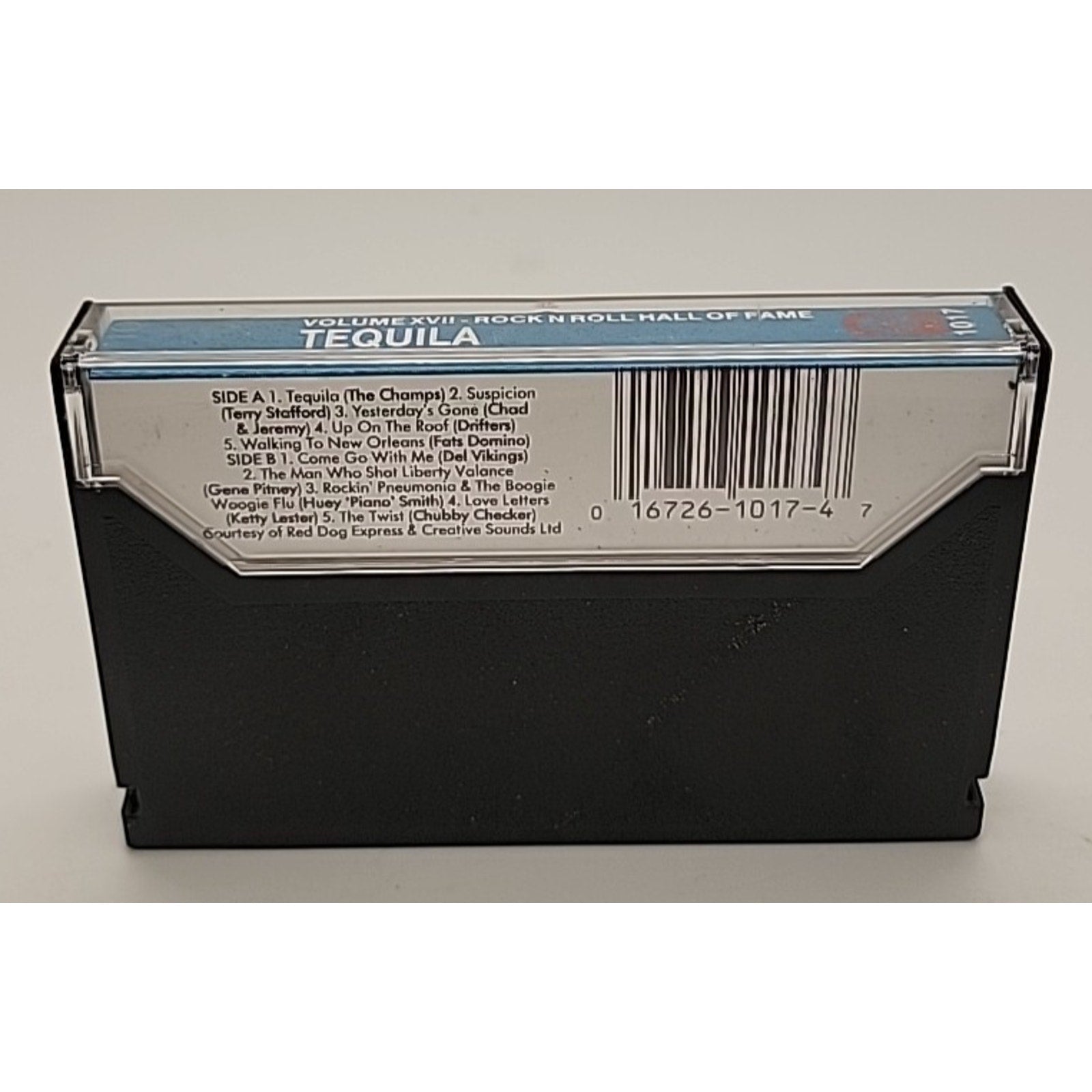 Rock and Roll Hall of Fame Volume XVII Cassette Tape Featuring Tequila