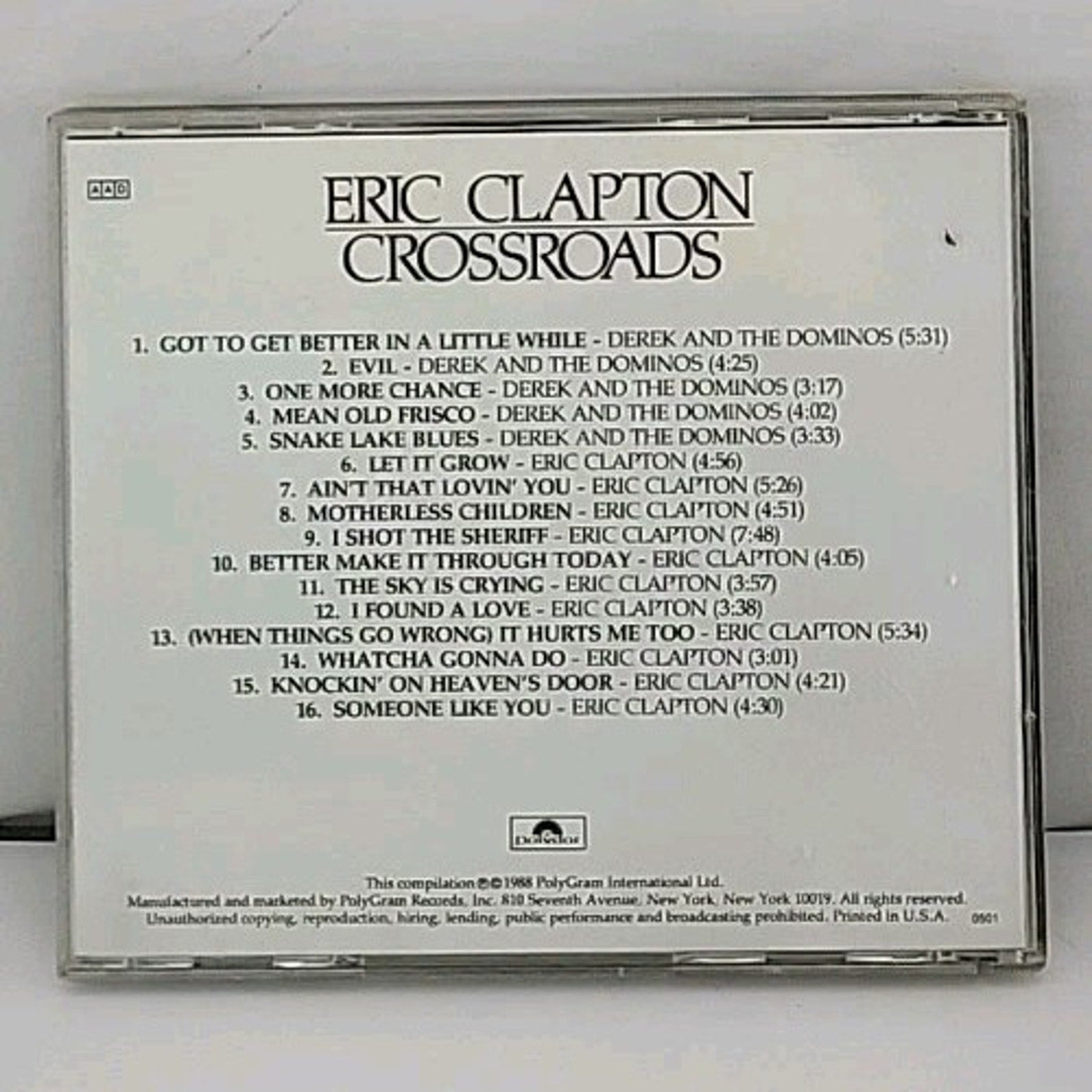 Eric Clapton - Crossroads CD Disc 3