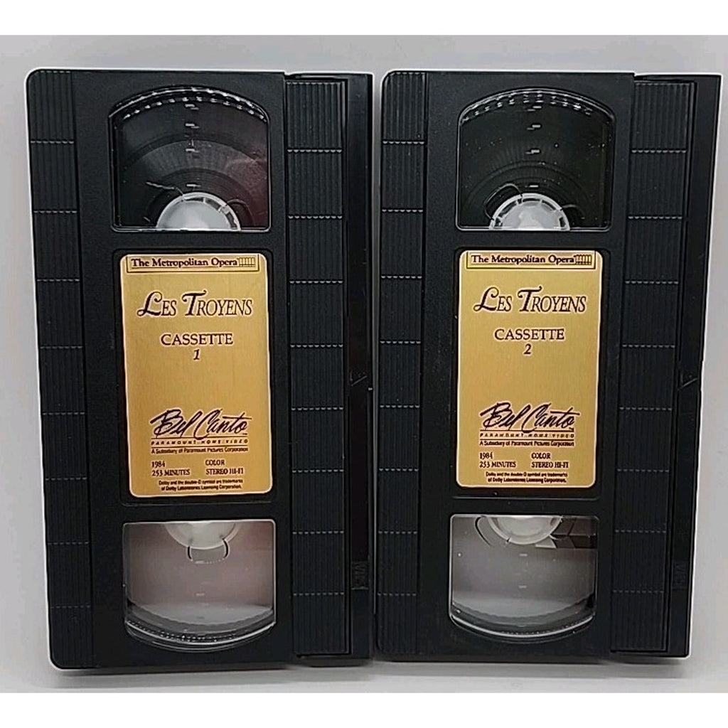 The Metropolitan Opera "Les Troyens" Bel Canto Paramount (VHS)