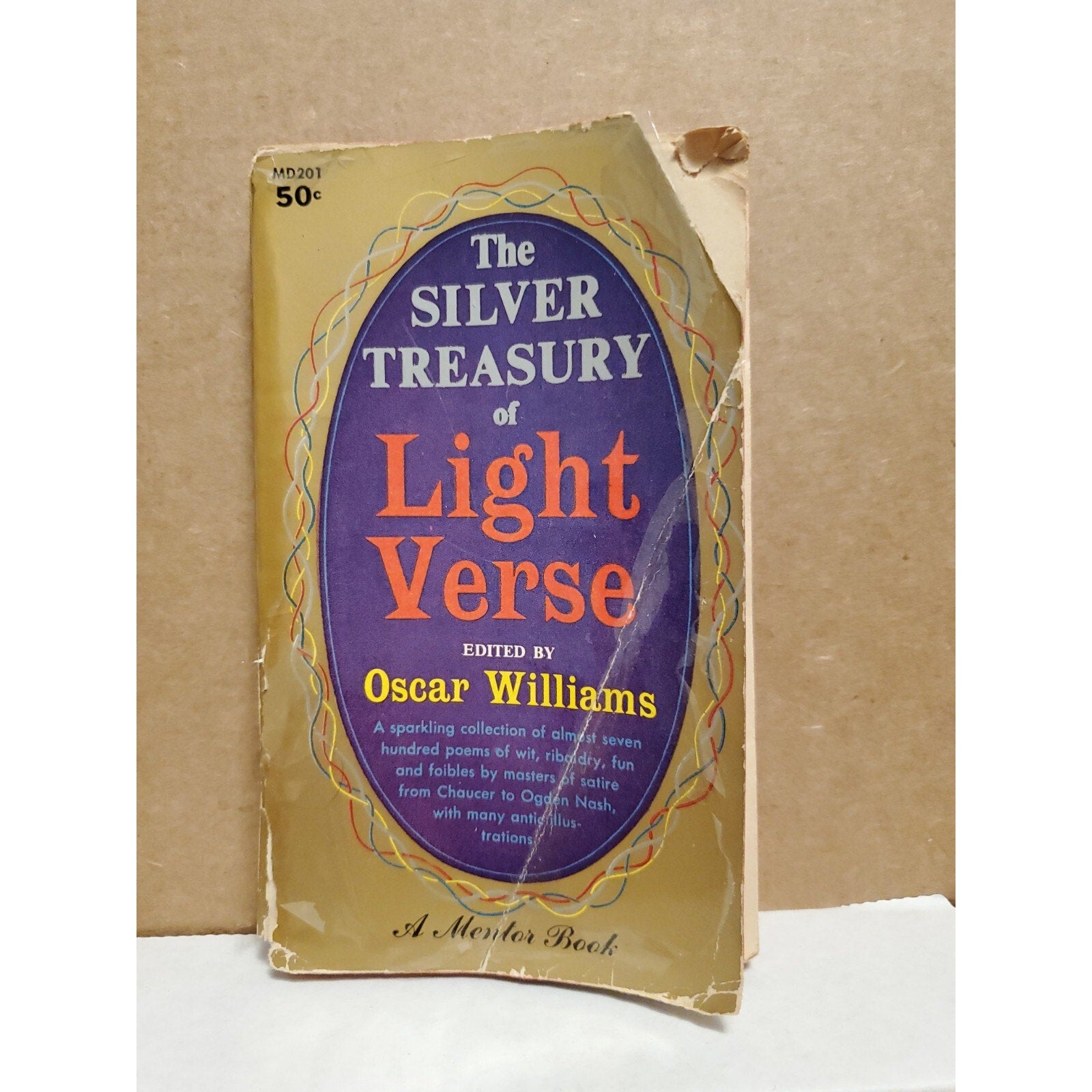 The Silver Treasury Of Light Verse Edited by Oscar Williams