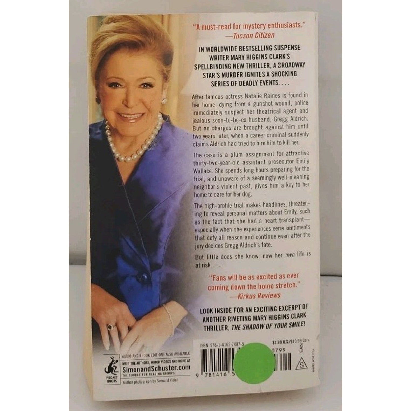 Just Take My Heart : A Novel by Mary Higgins Clark (2010, Mass Market)