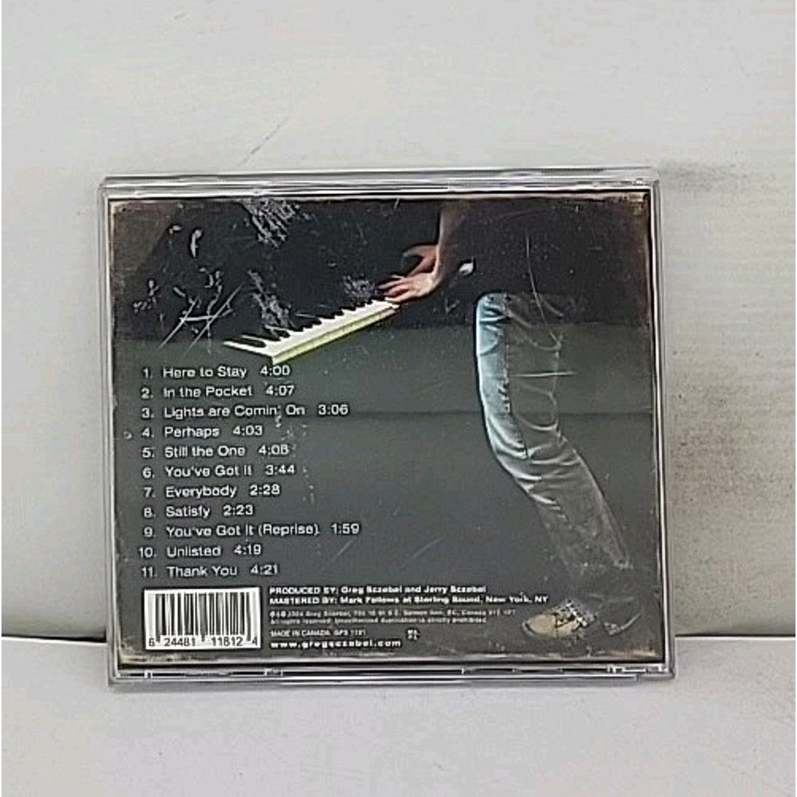 Greg Sczebel Here to Stay Music CD Album