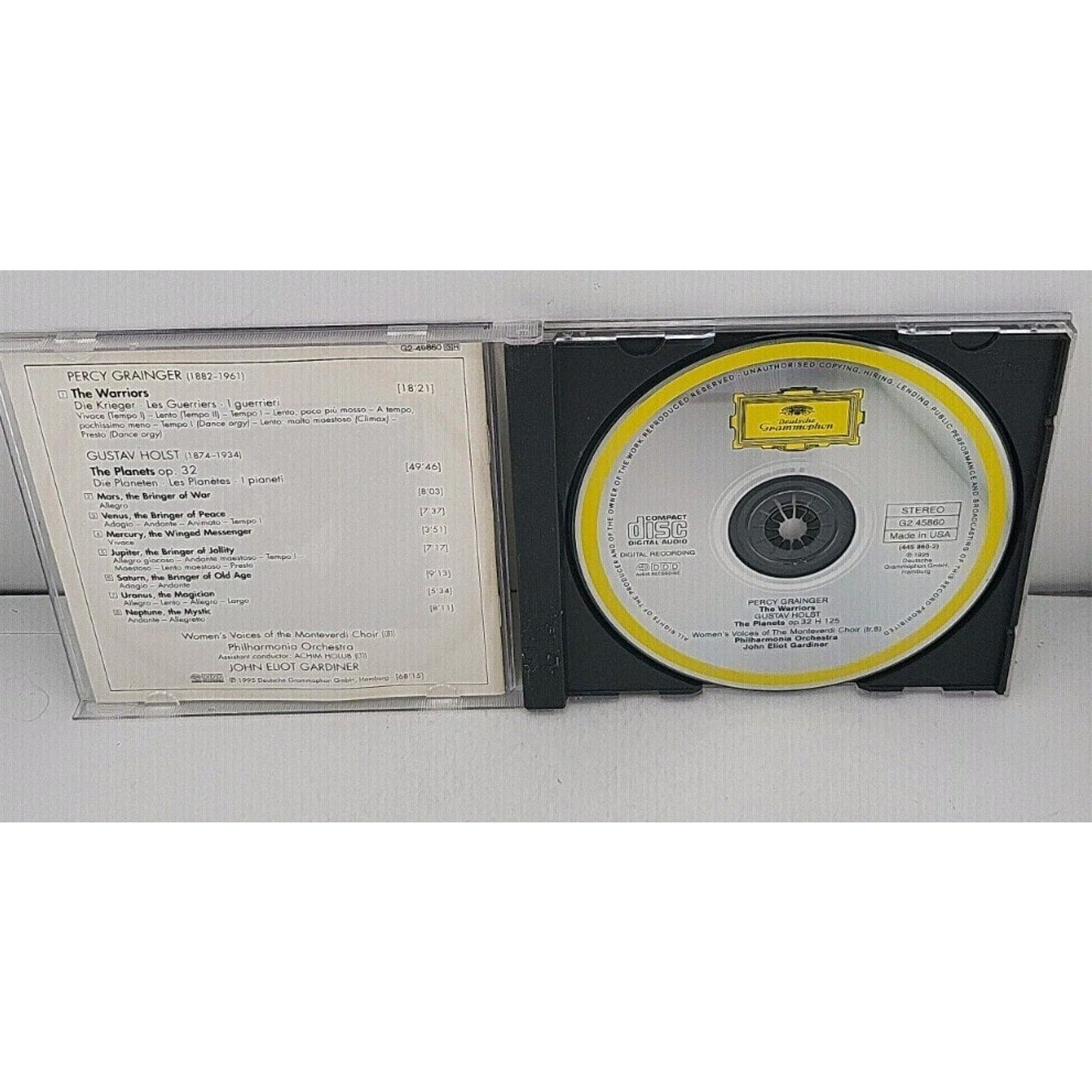 Gustav Holst The Planets Percy Grainger The Warriors Philharmonic Orchestra CD