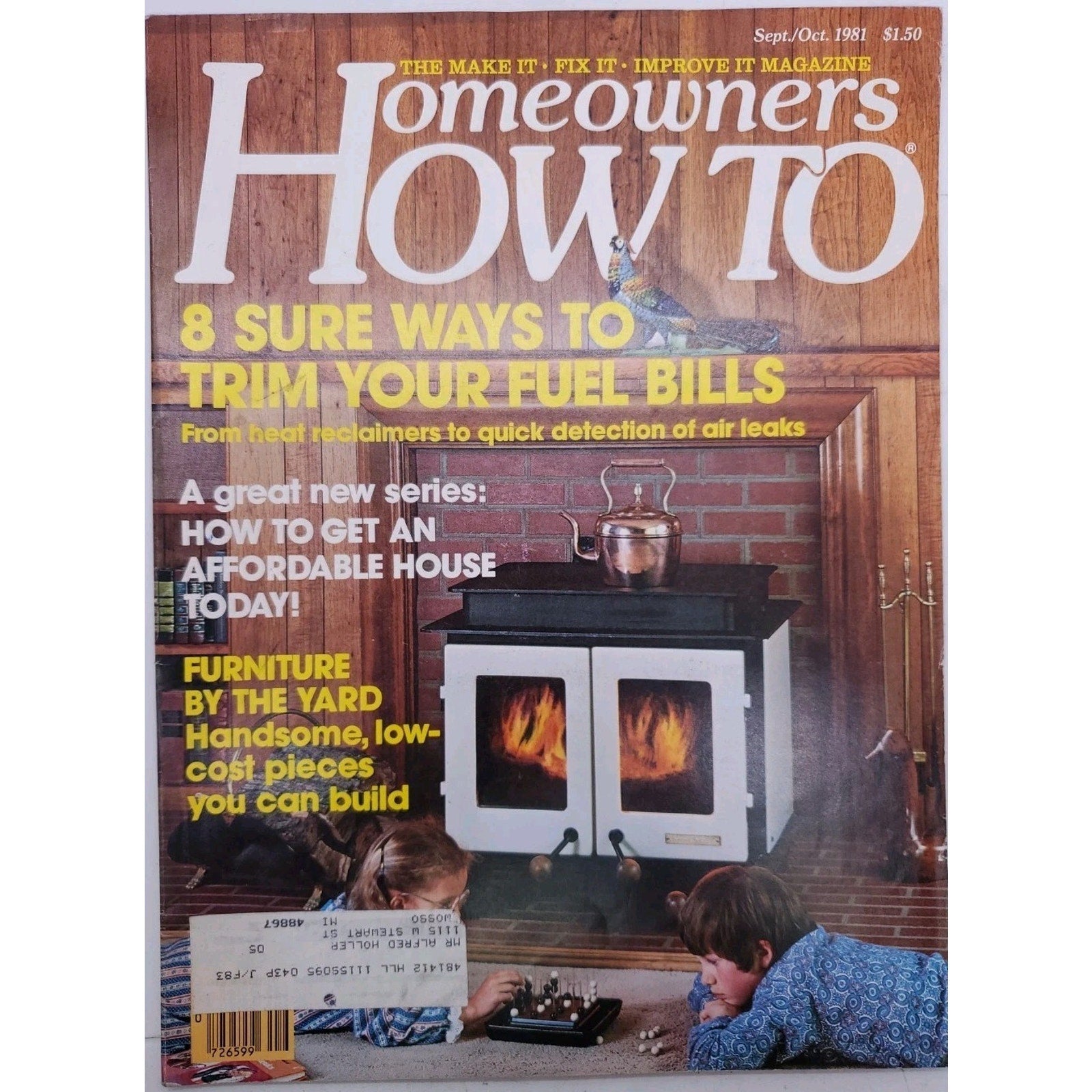 Homeowners How To September October 1981 Home Improvement DIY Energy Illustrated