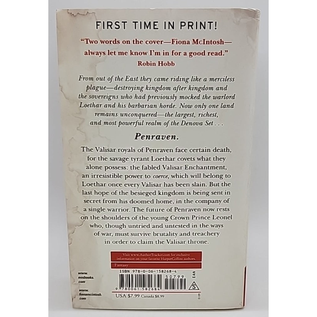 Royal Exile : Book One of the Valisar Trilogy by Fiona McIntosh (2008, Mass...